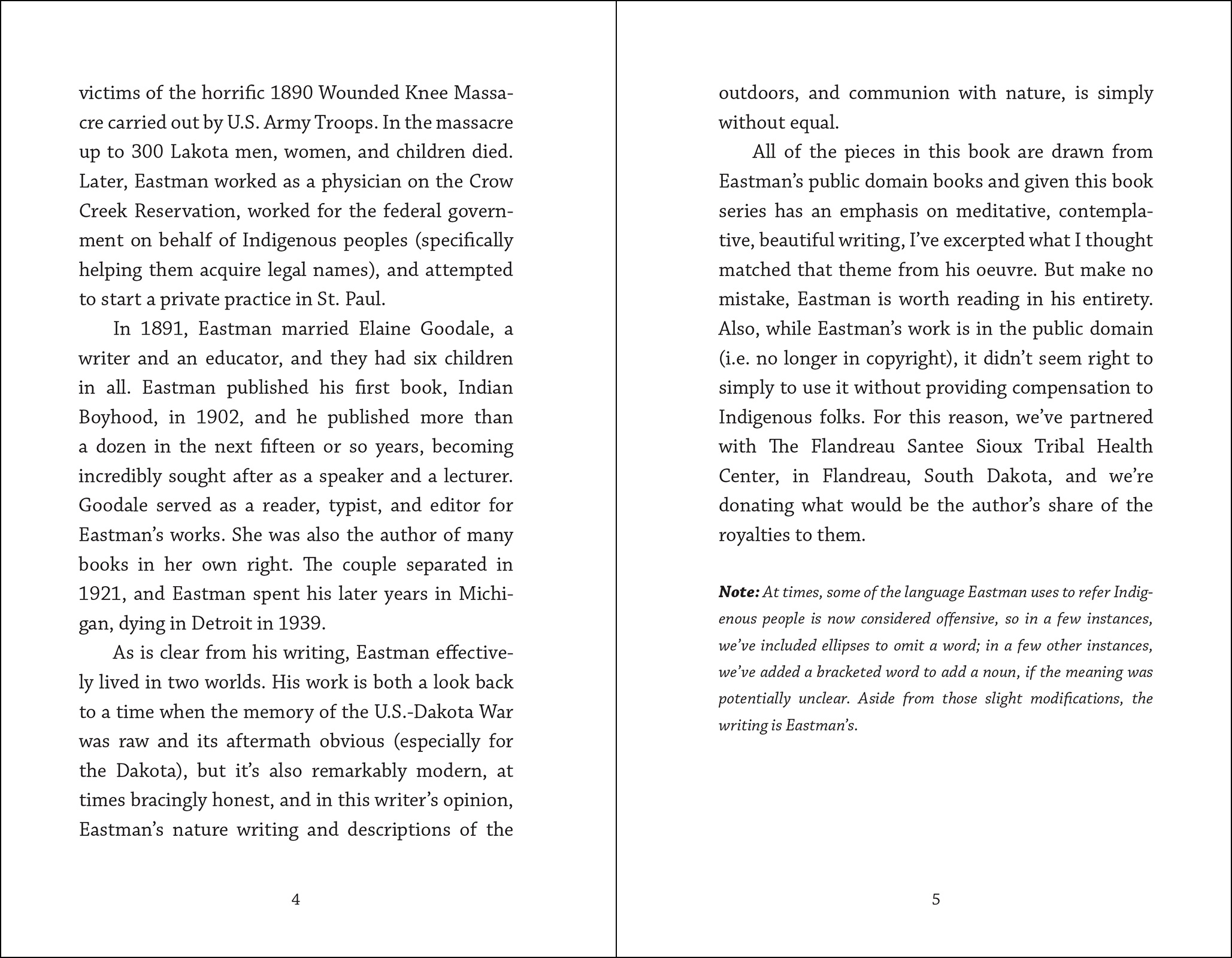 The Meditations of Ohiyesa (Dr. Charles A. Eastman)