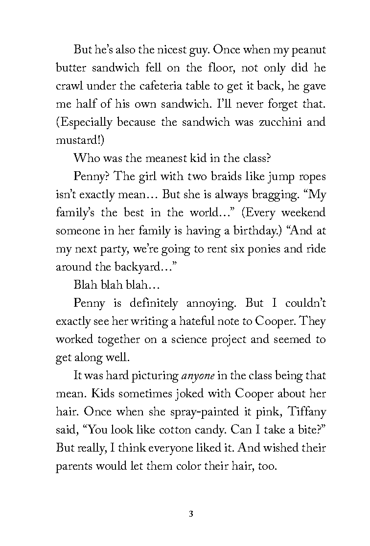 The Case of the Nasty Notes