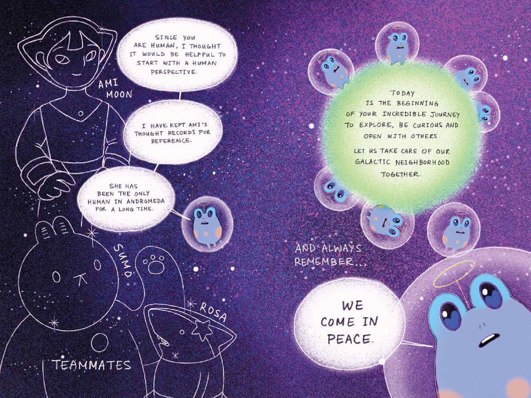 Ami Moon and the Galactic Peacekeepers