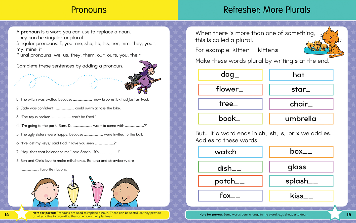 The Summer Before Third Grade Workbook School Bridging Second to Third Grade Ages 8 - 9: 75+ Activities, Reading, Language Arts, Addition, Subtraction, Time, Money, and Fractions (Gold Stars Series)