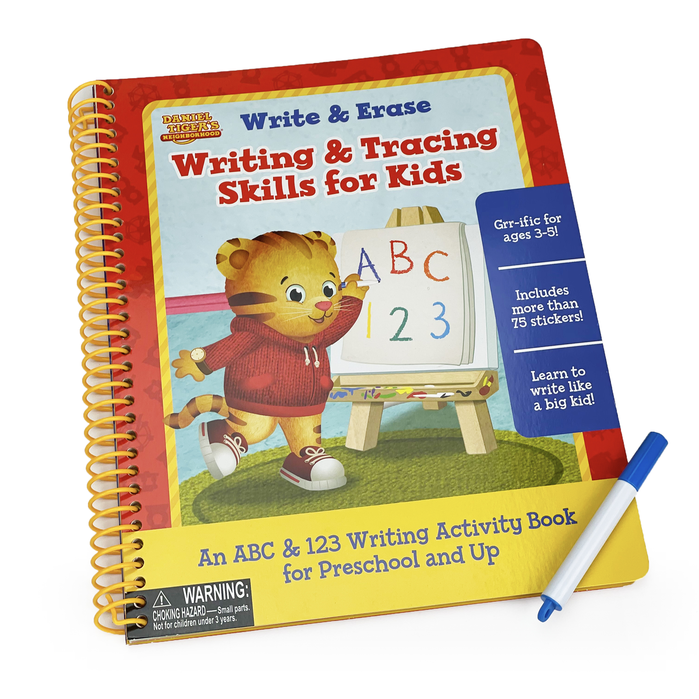 Daniel Tiger Write & Erase Writing & Tracing Skills for Kids