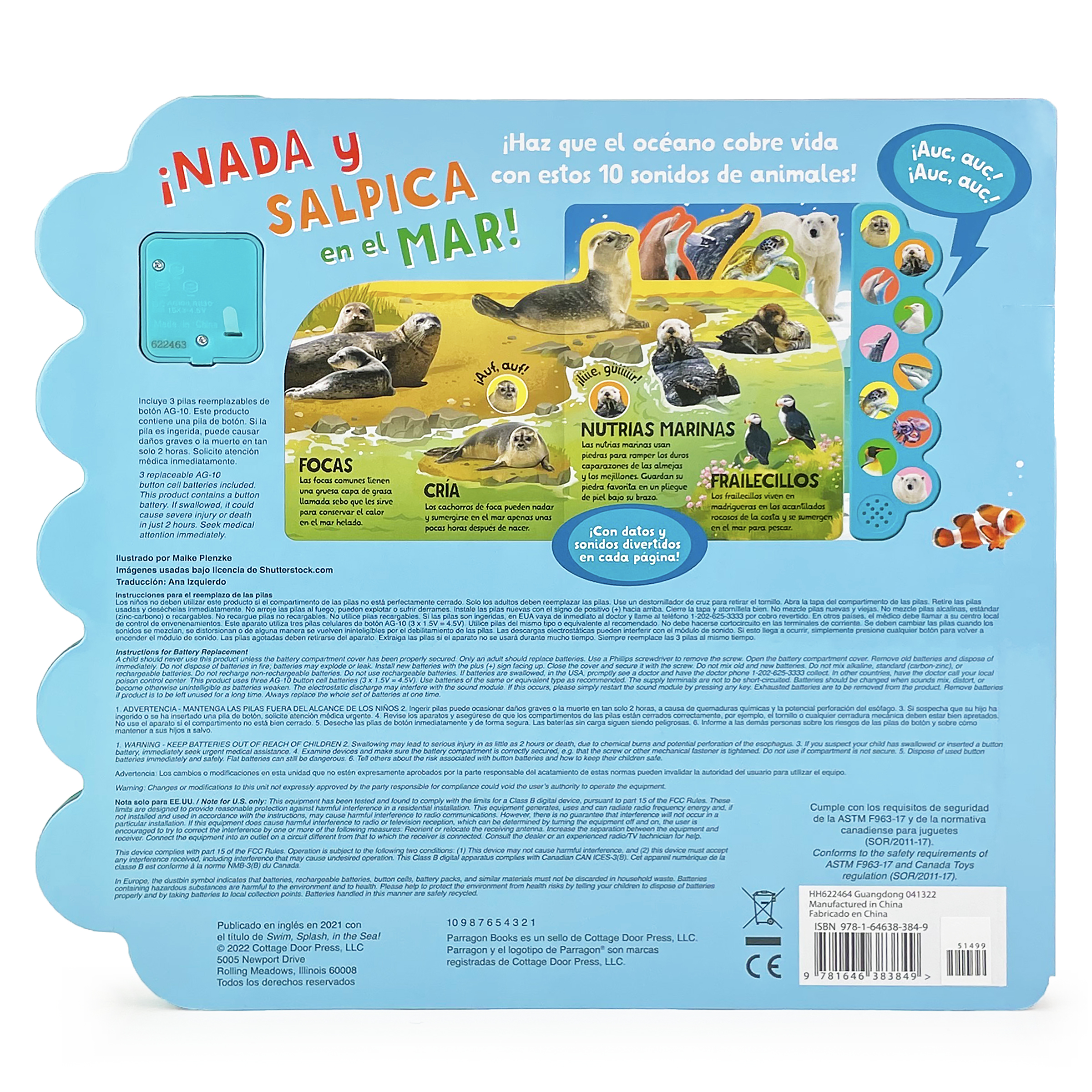 Nada y Salpica en el Mar! / Swim, Splash, in the Sea! (Spanish Edition)
