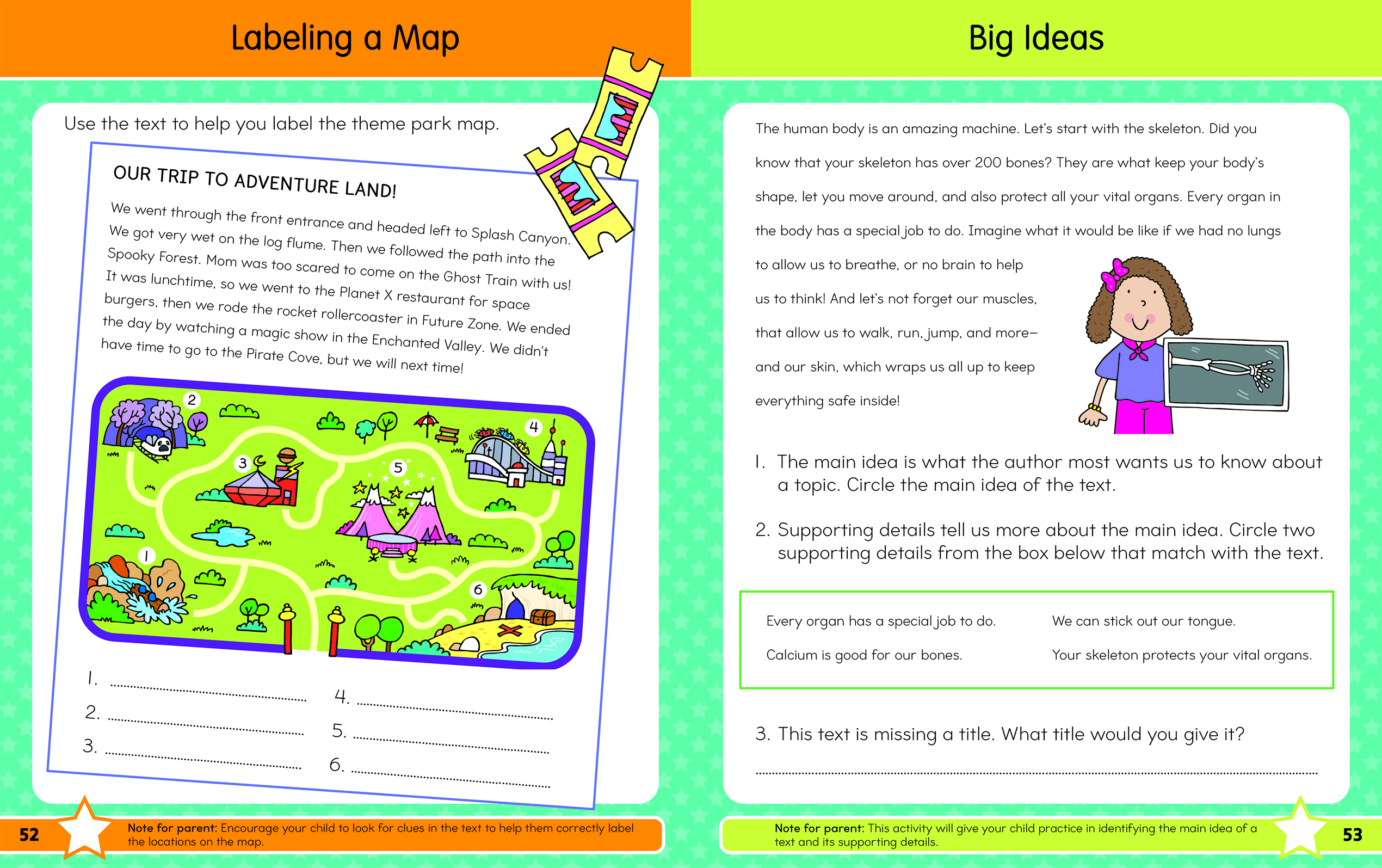 The Summer Before Fourth Grade Workbook: Bridging 3rd to 4th Grade with 75+ Activities Math, Reading, Writing, Language Arts, Fractions, Geometry, and More!