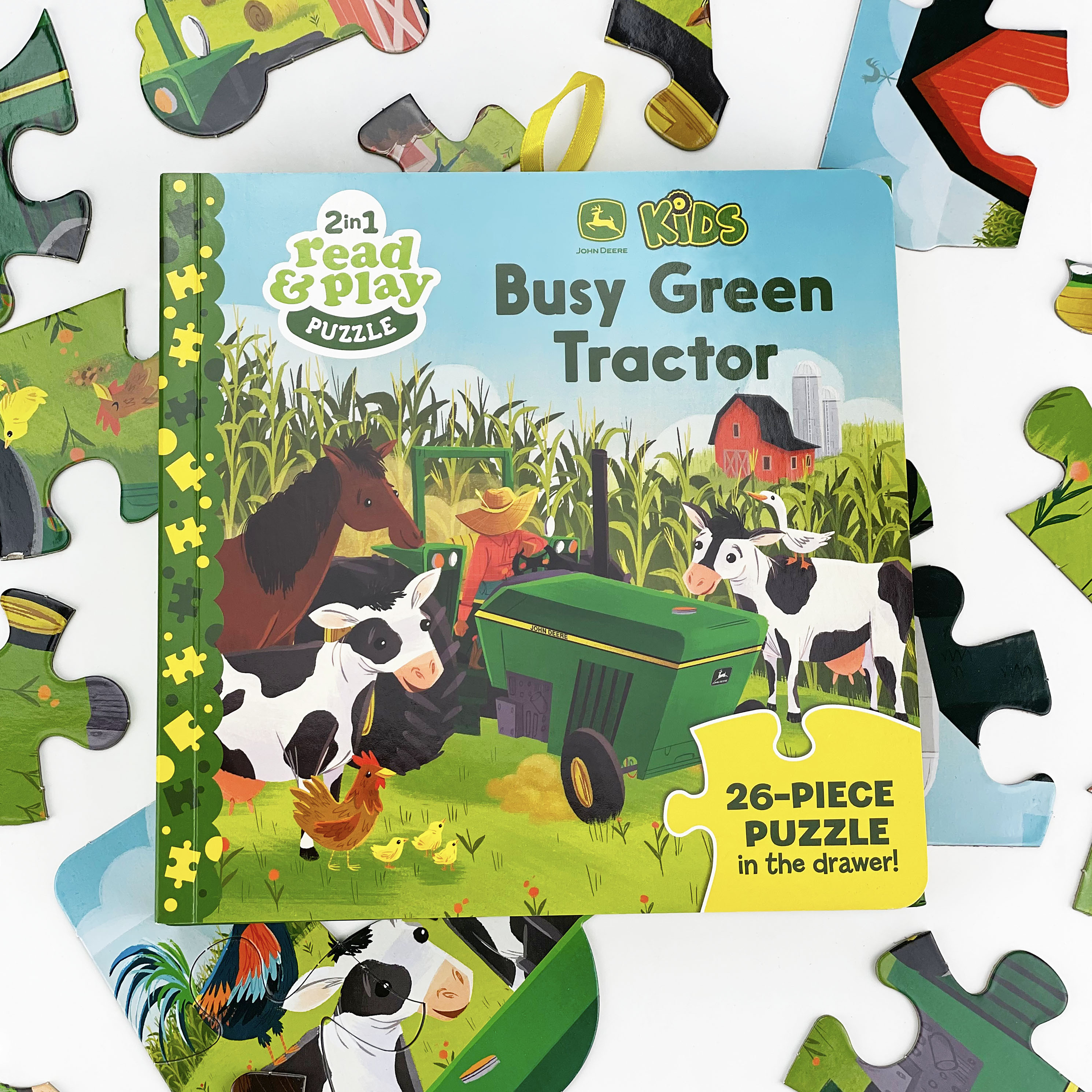 John Deere Kids Busy Green Tractor