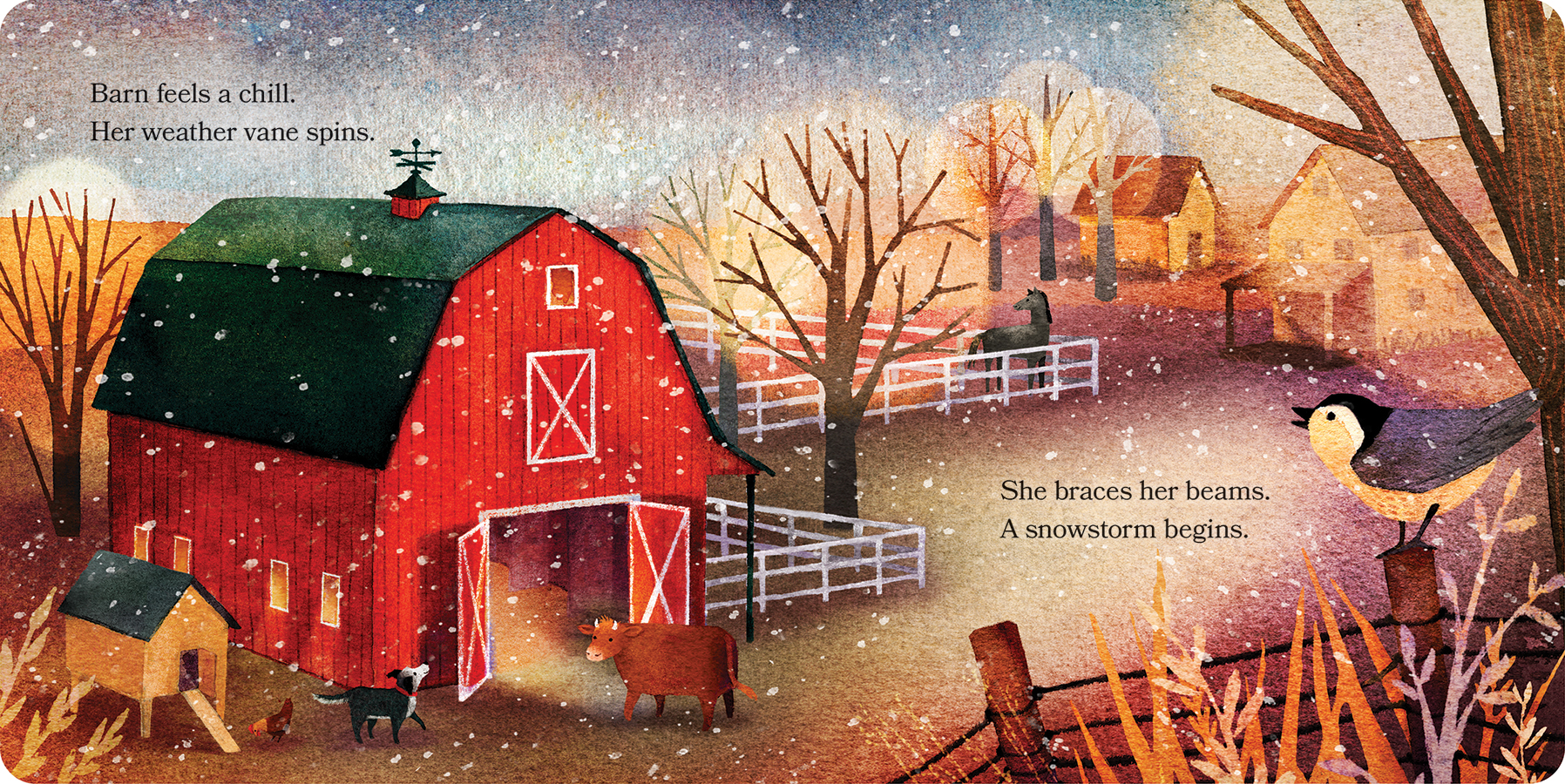 Barn in Winter: Safe and Warm on the Farm