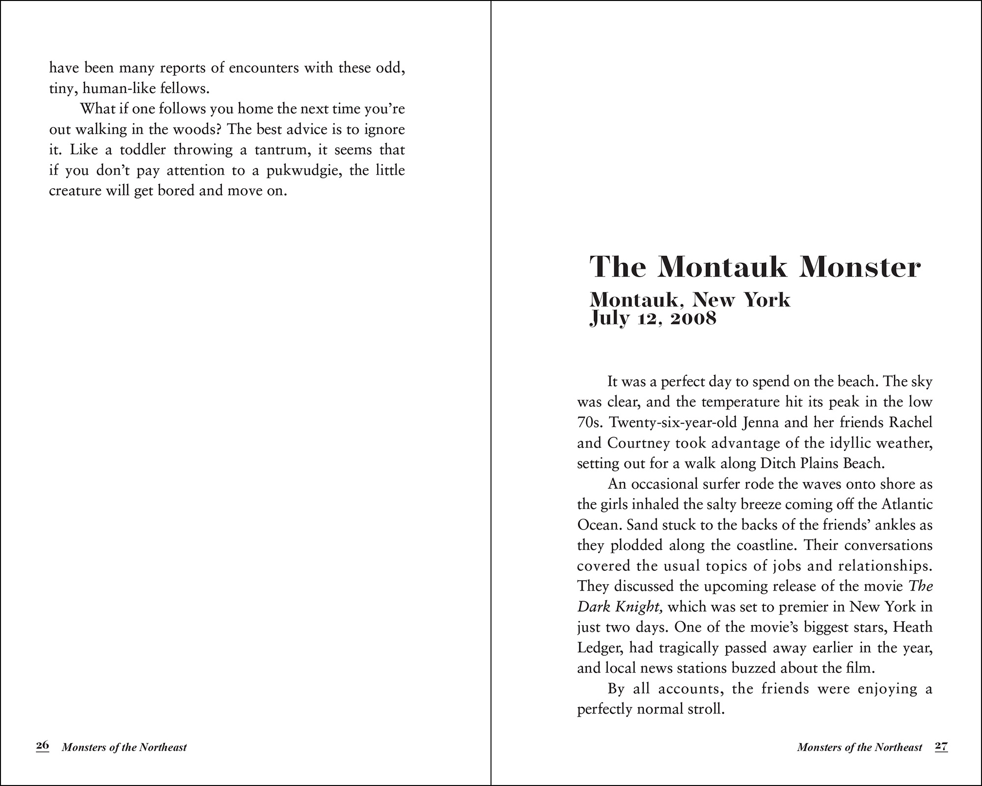 Monsters of the Northeast
