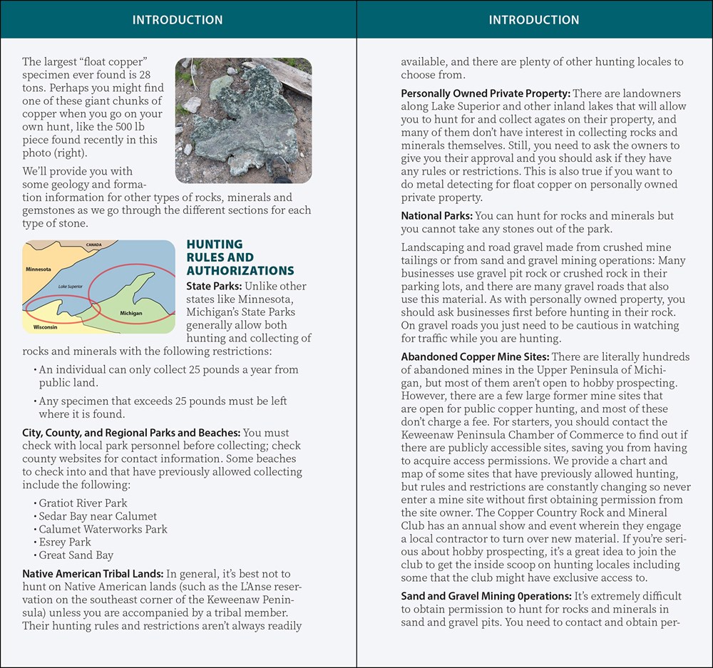 Michigan's Copper Country Rocks & Minerals