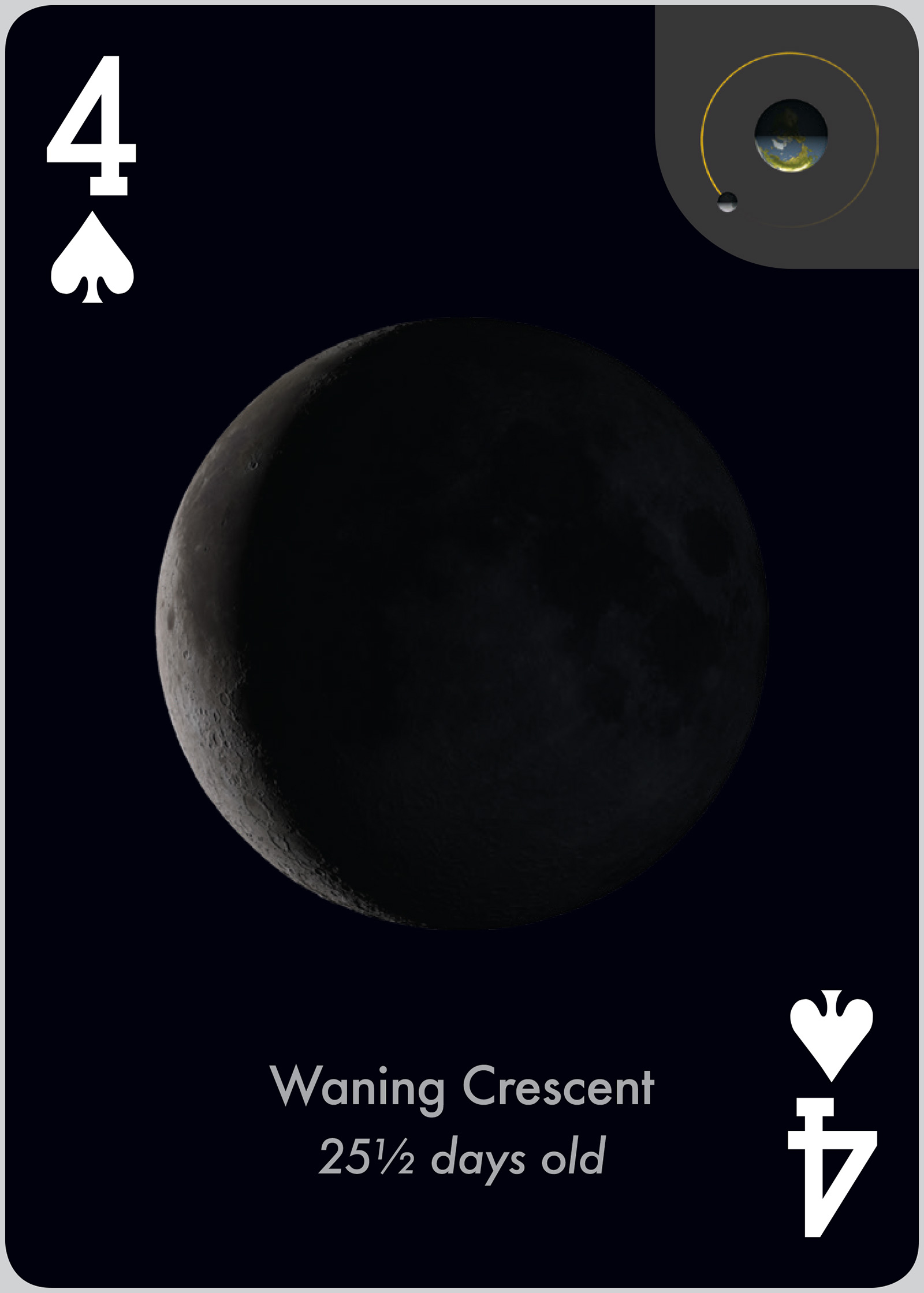 Moon Playing Cards