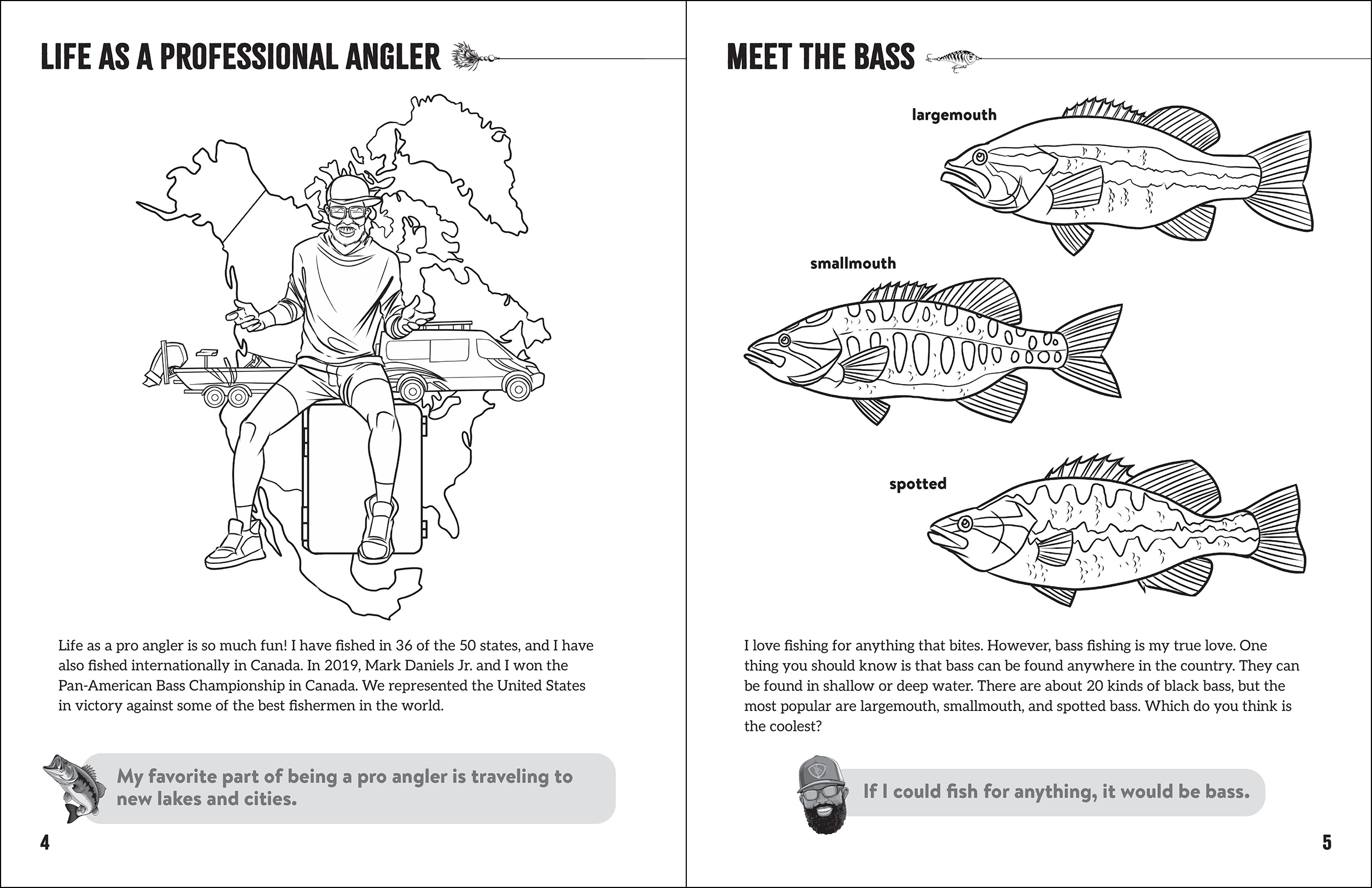 Brian Latimer's Bass Fishing Activity Book