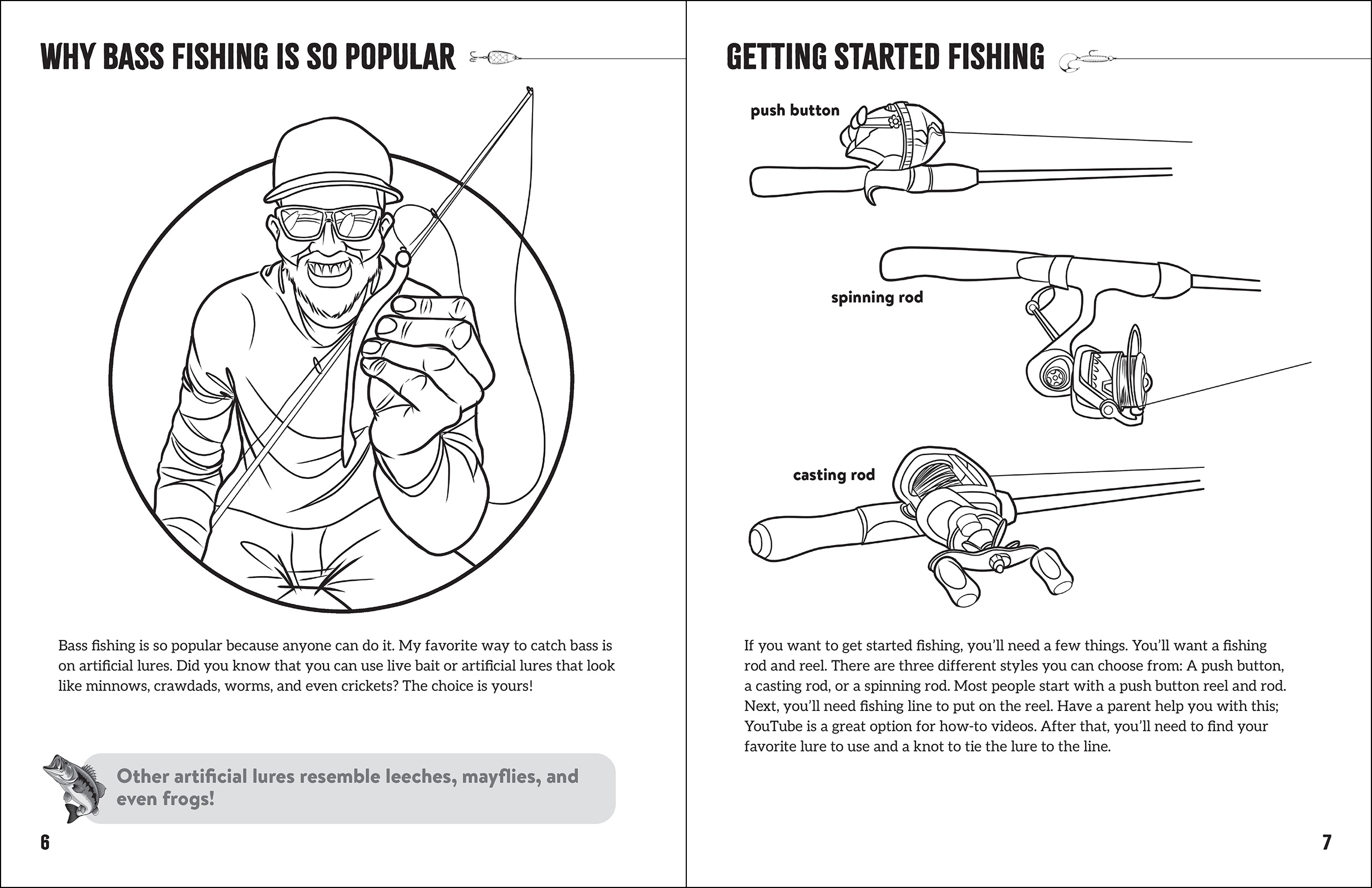 Brian Latimer's Bass Fishing Activity Book
