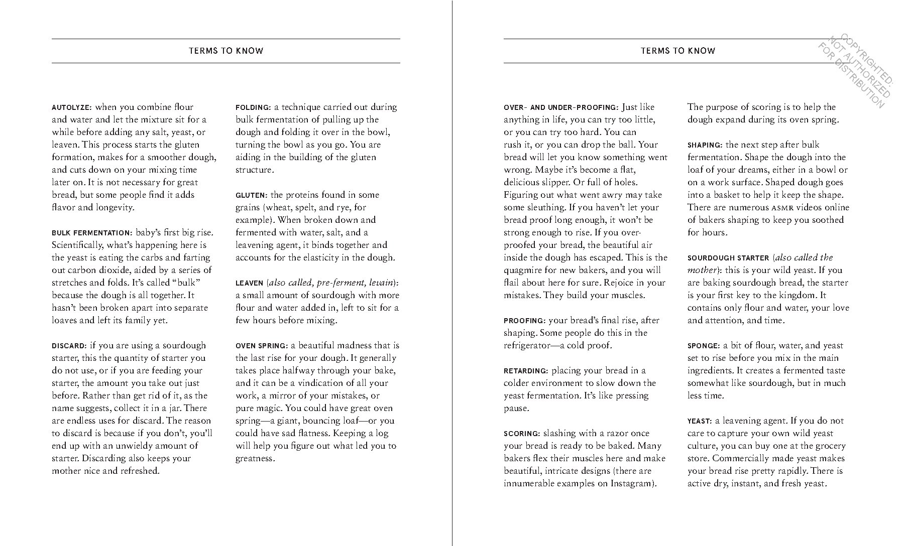 The Bread Baker's Notebook