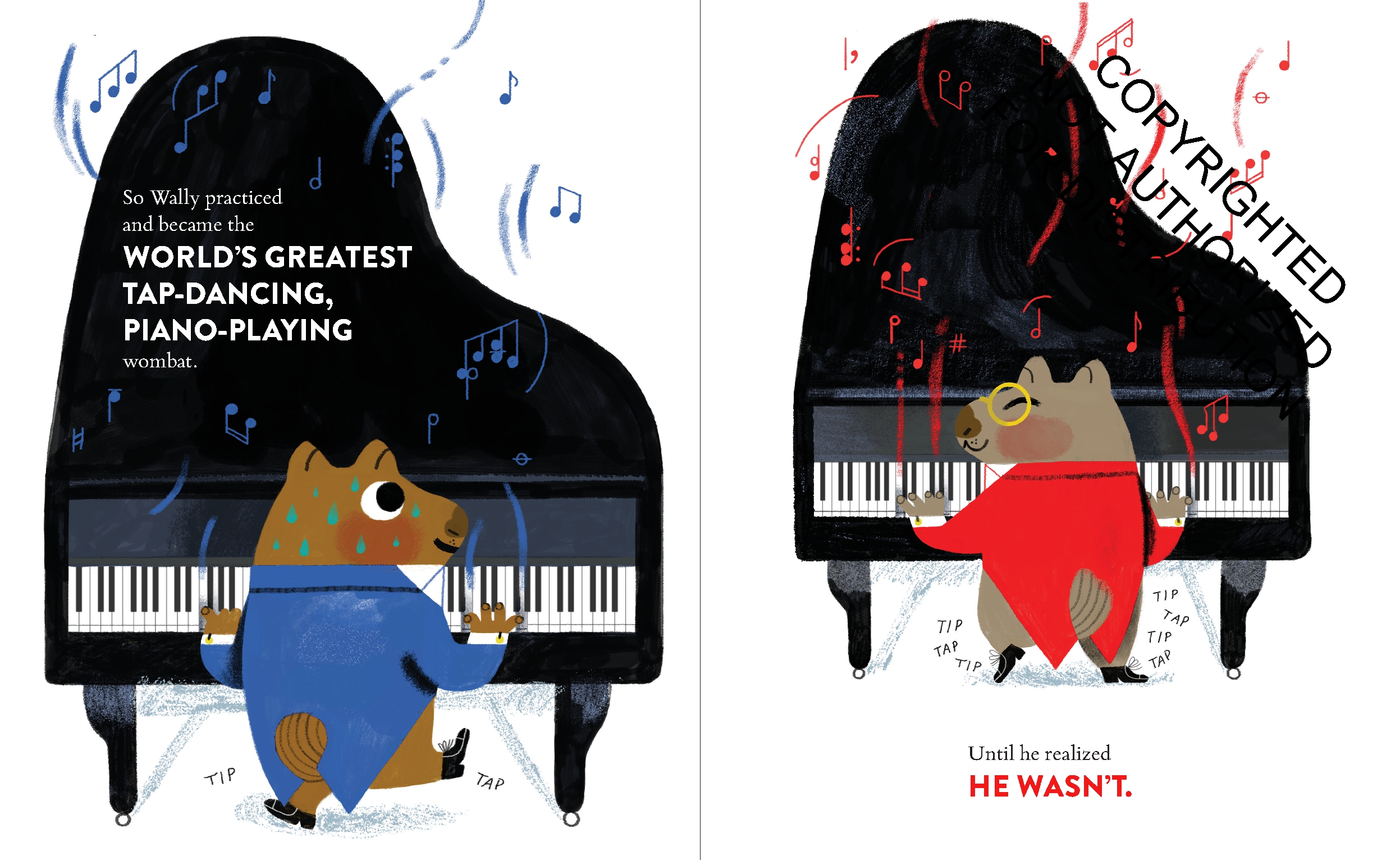 Wally the World's Greatest Piano-Playing Wombat