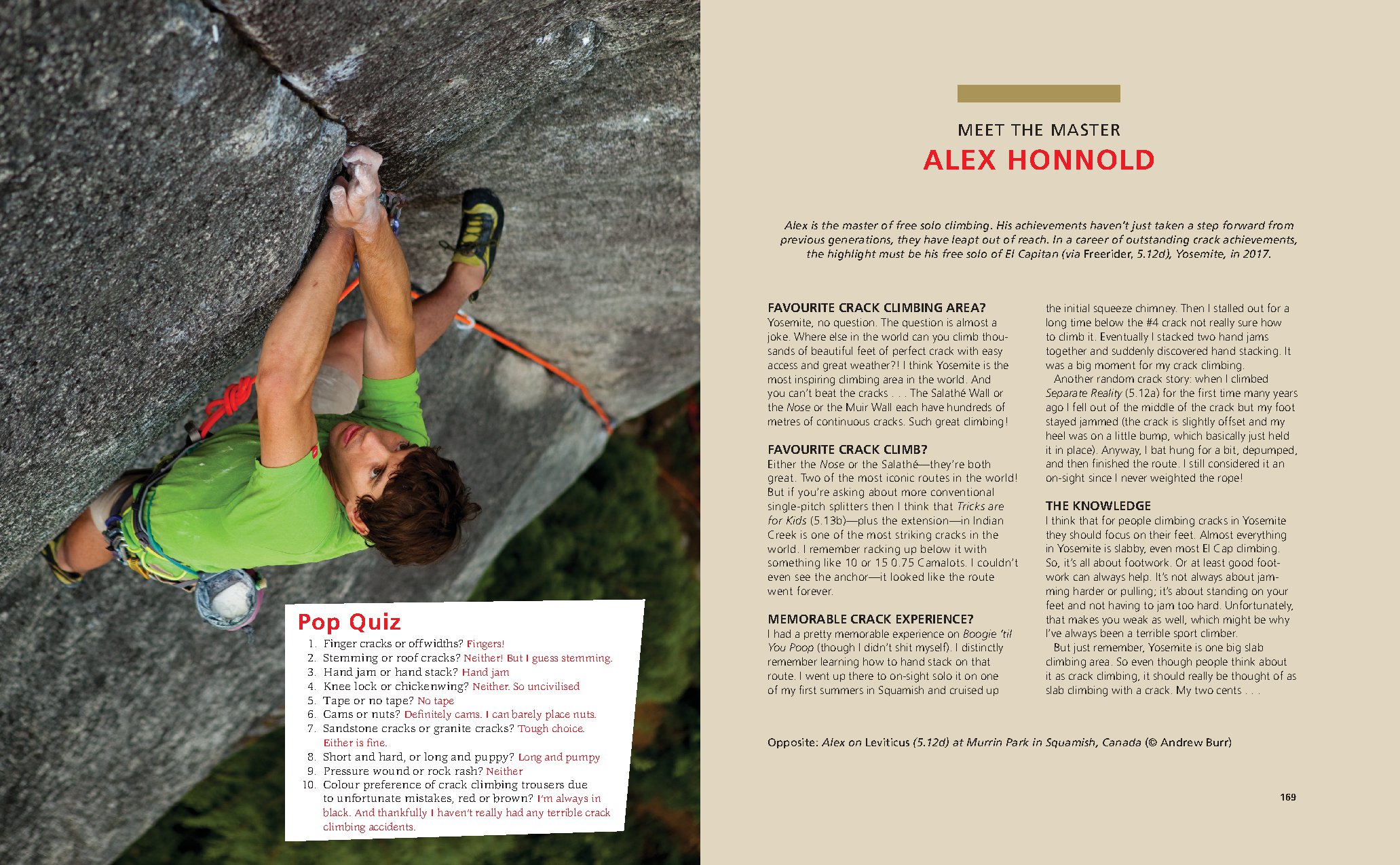 Crack Climbing