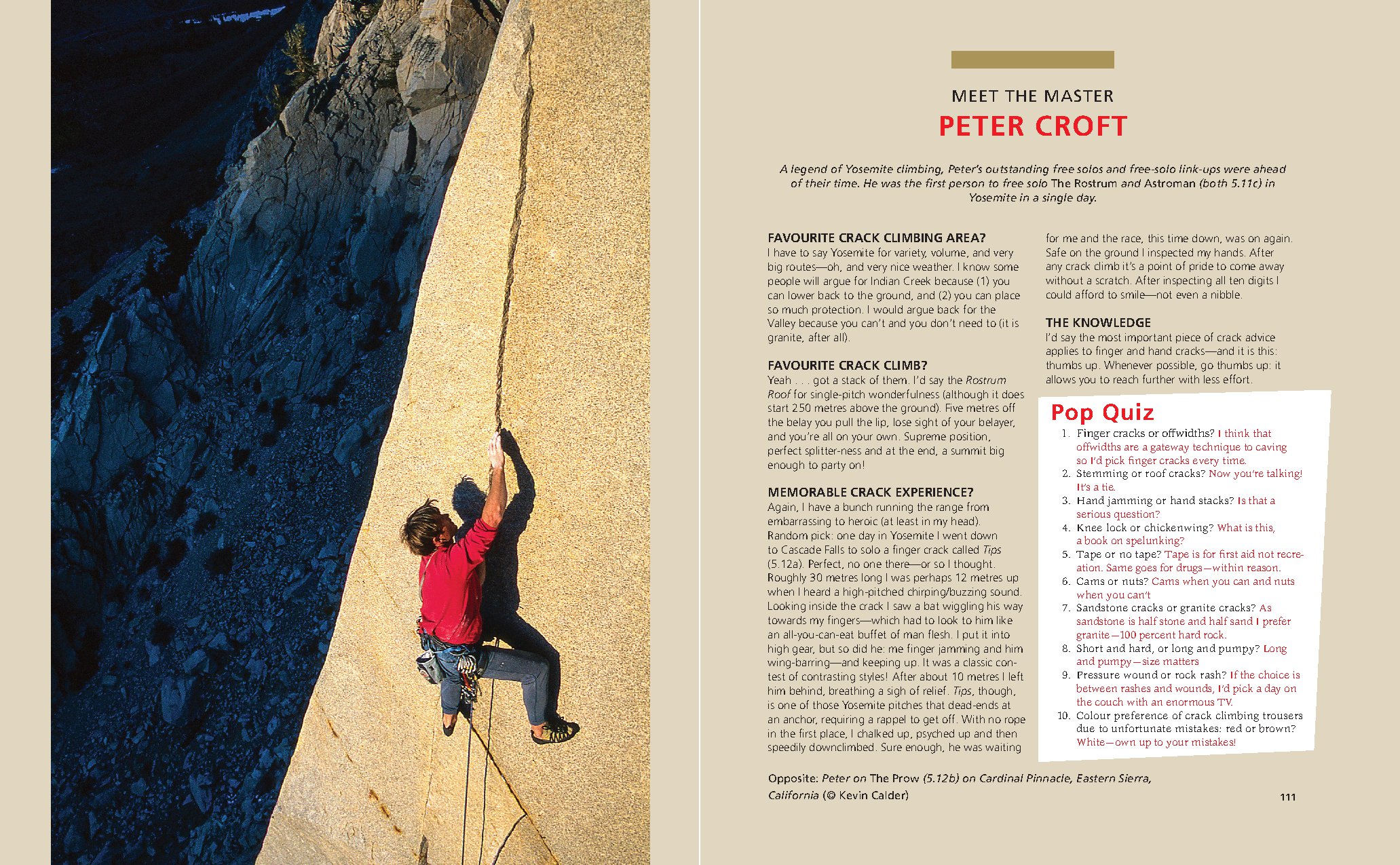 Crack Climbing