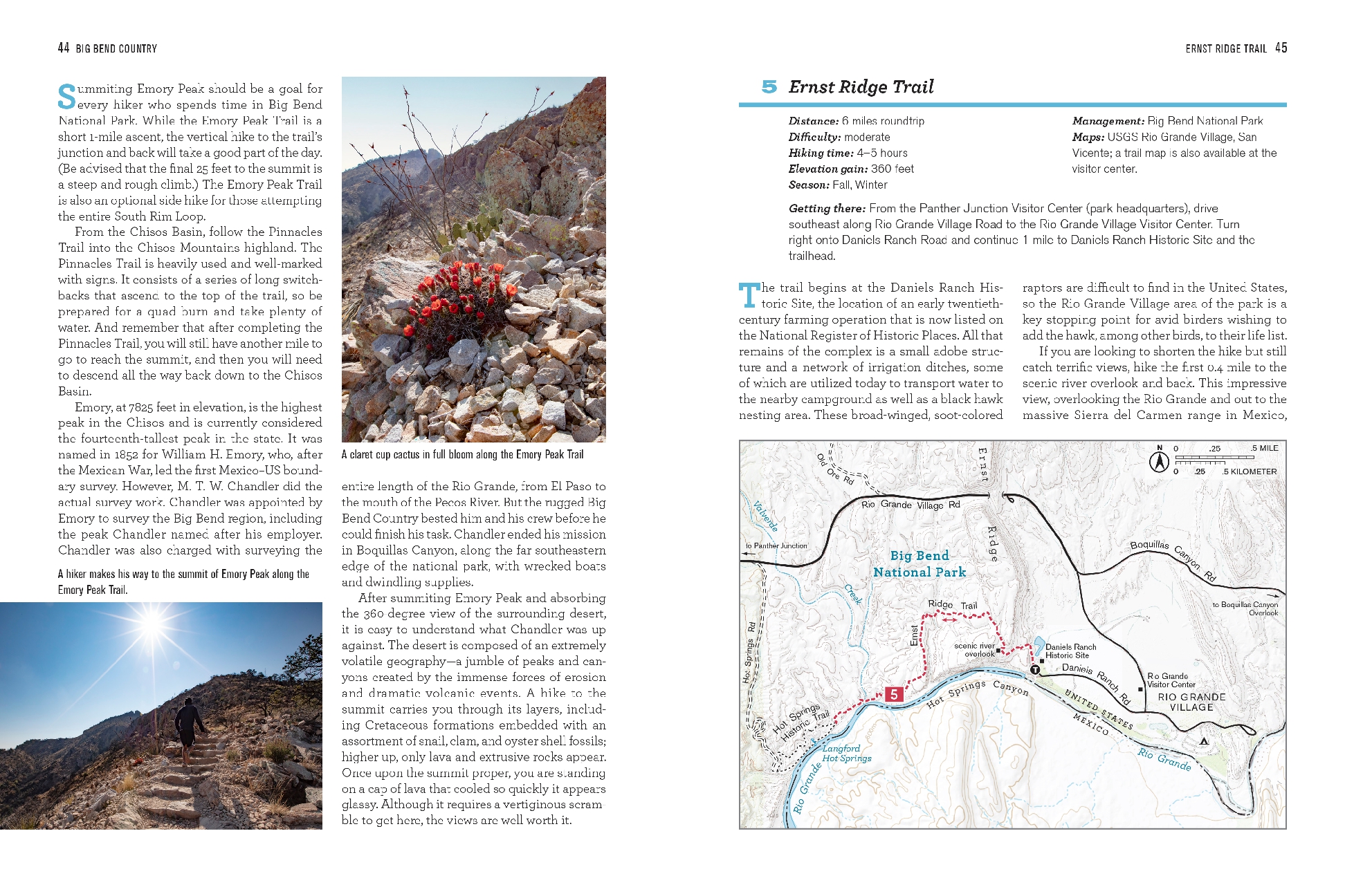 100 Classic Hikes Texas