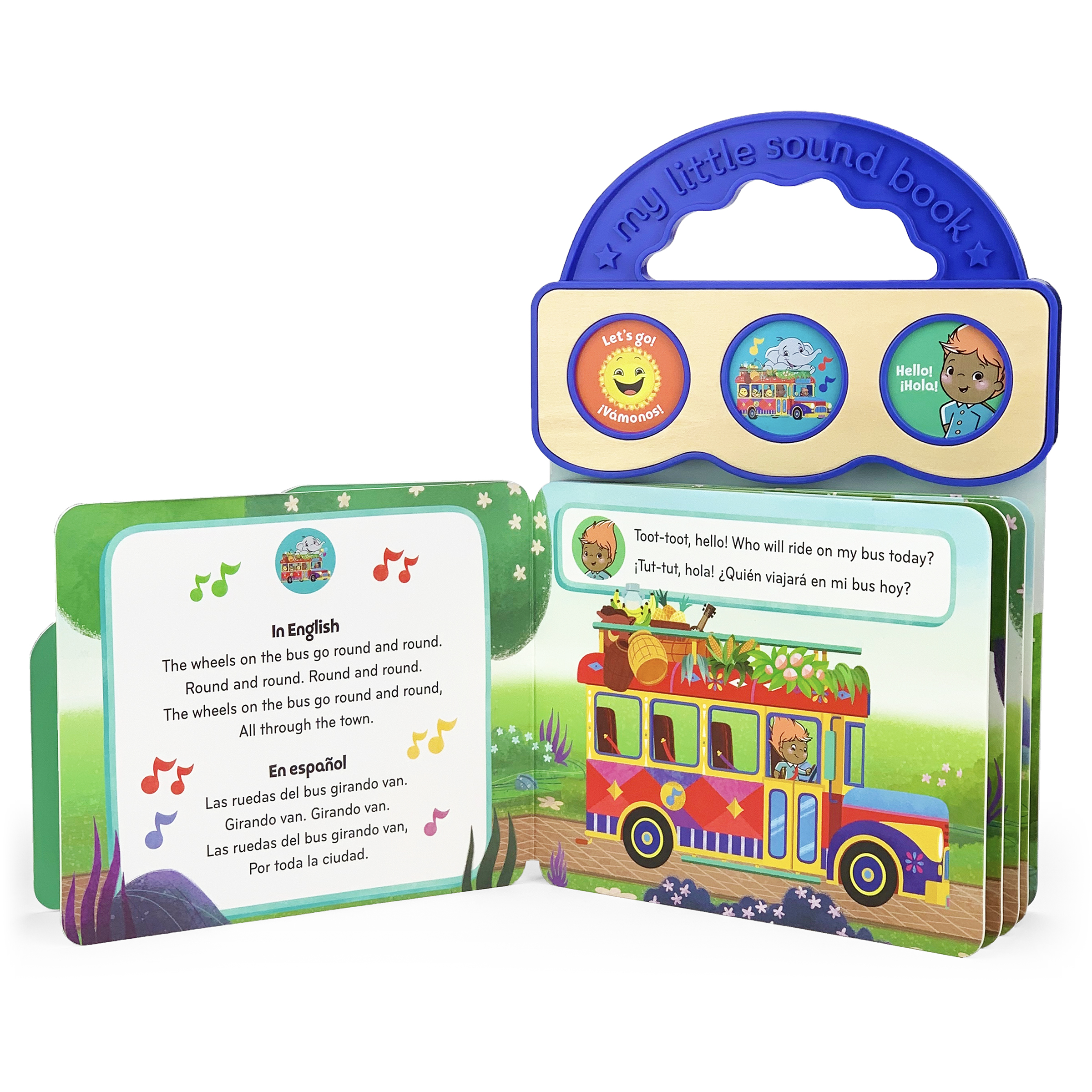 Canticos Las ruedas del bus / Wheels on the Bus (Bilingual)