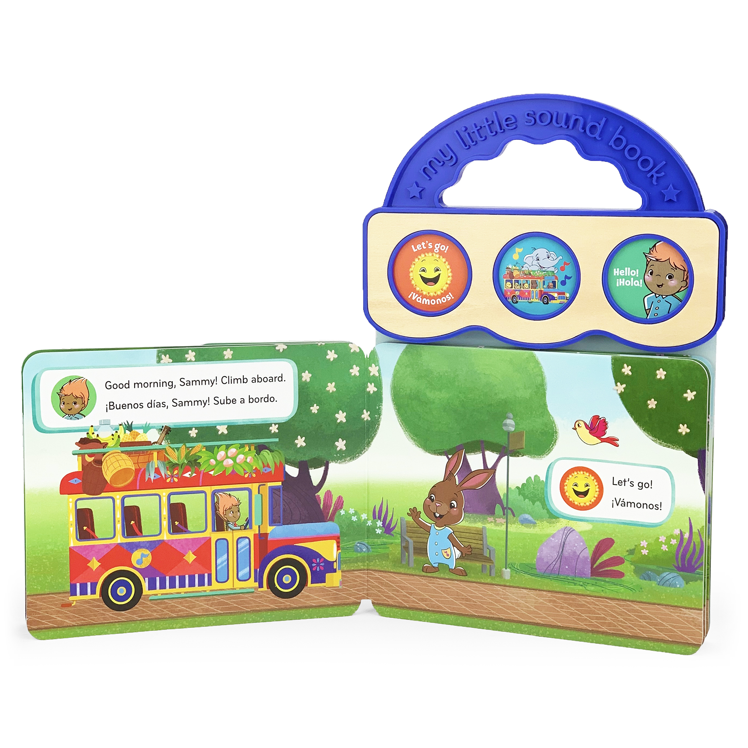 Canticos Las ruedas del bus / Wheels on the Bus (Bilingual)