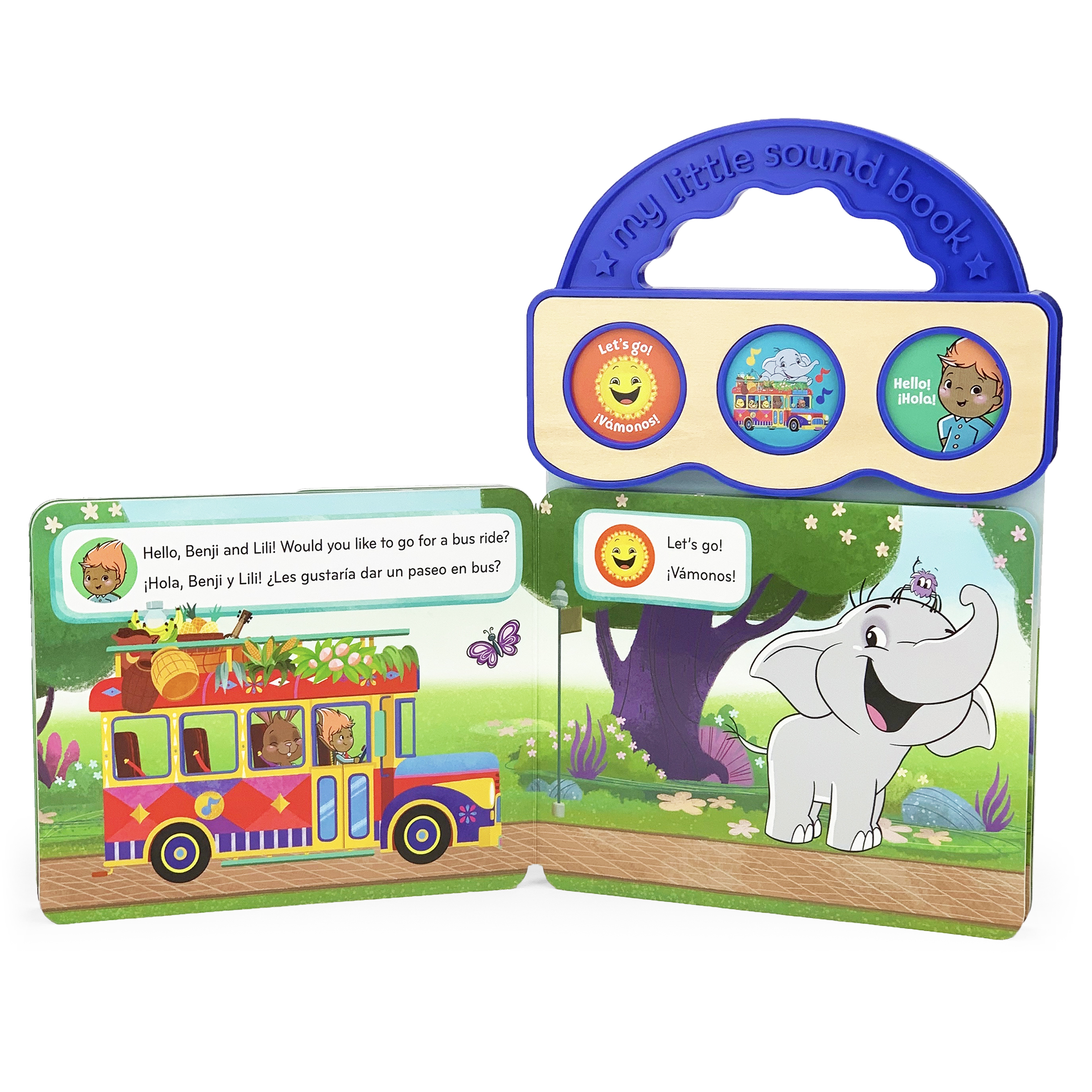 Canticos Las ruedas del bus / Wheels on the Bus (Bilingual)
