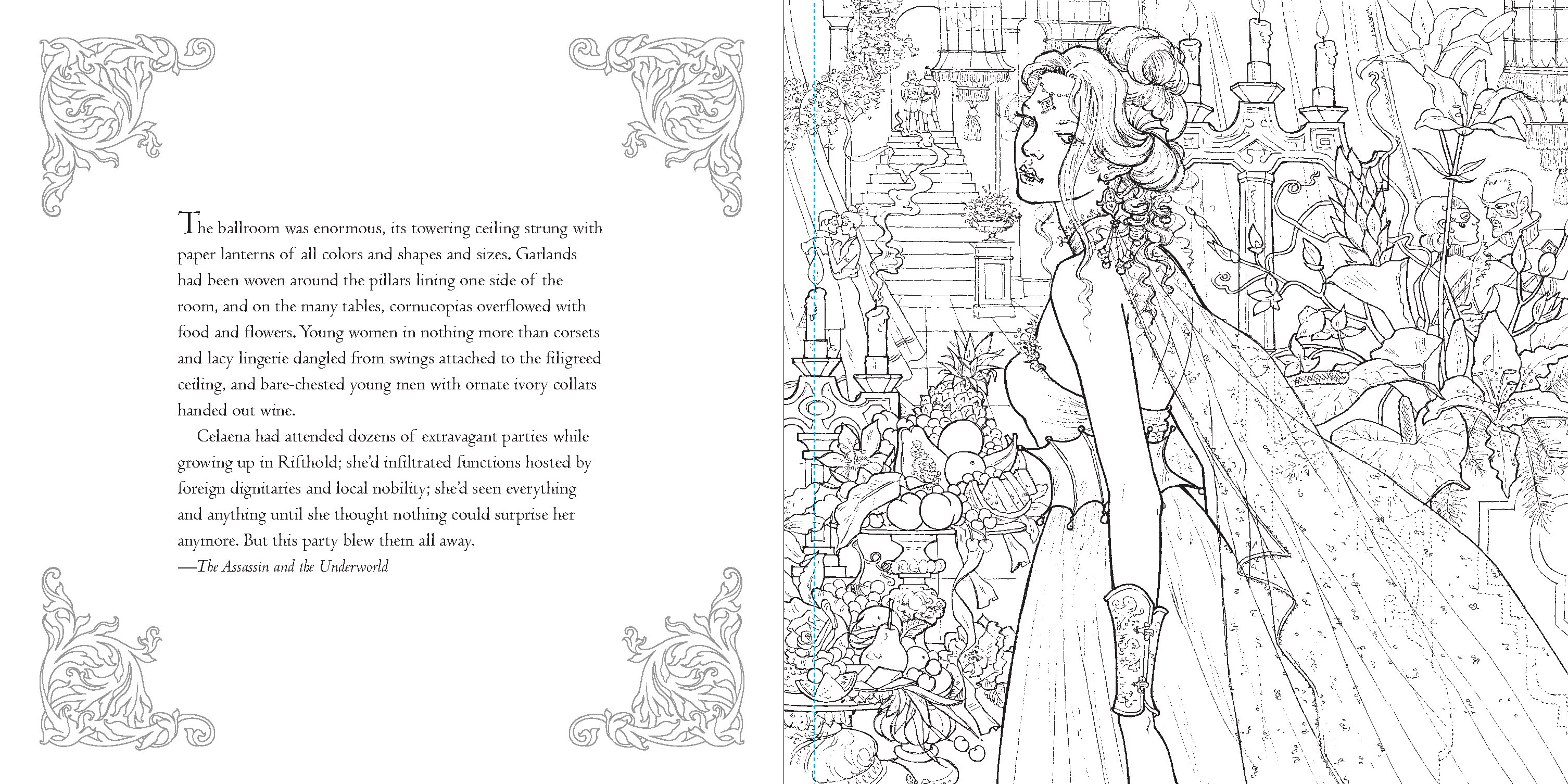The Throne of Glass Coloring Book