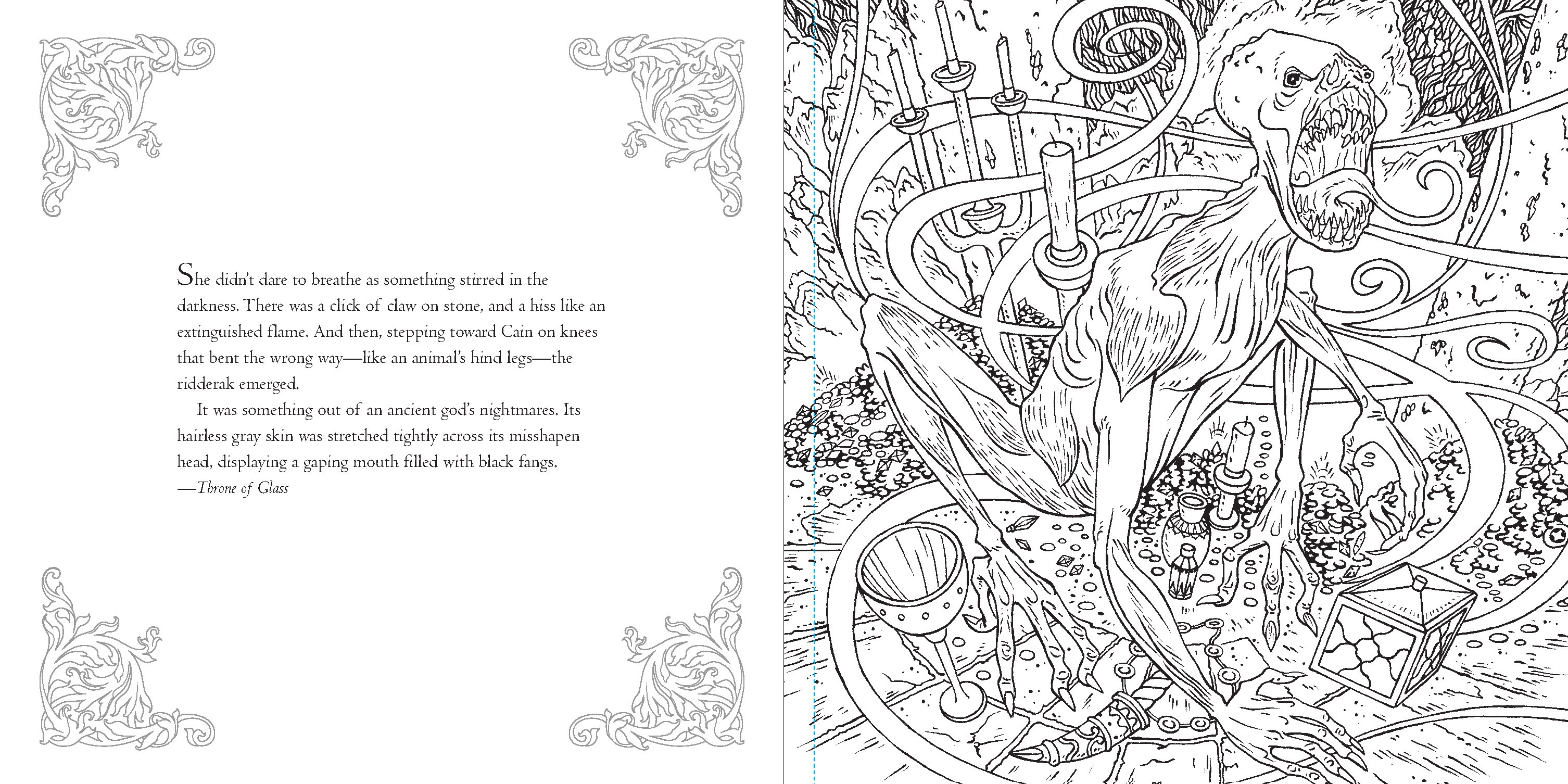The Throne of Glass Coloring Book