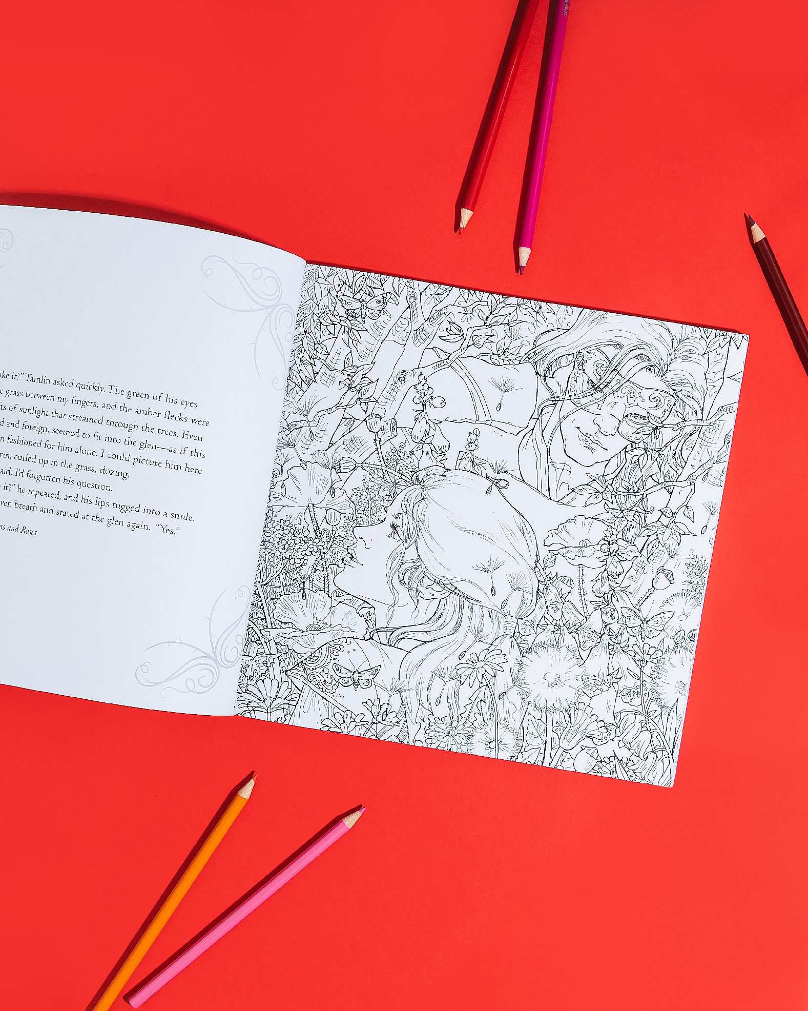 A Court of Thorns and Roses Coloring Book