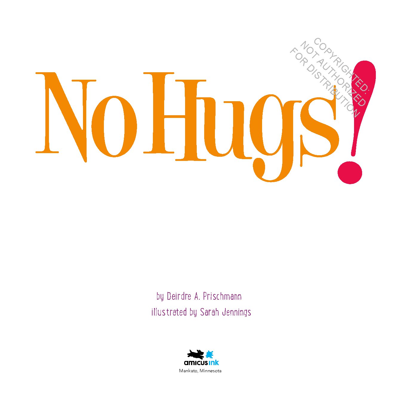 No Hugs!