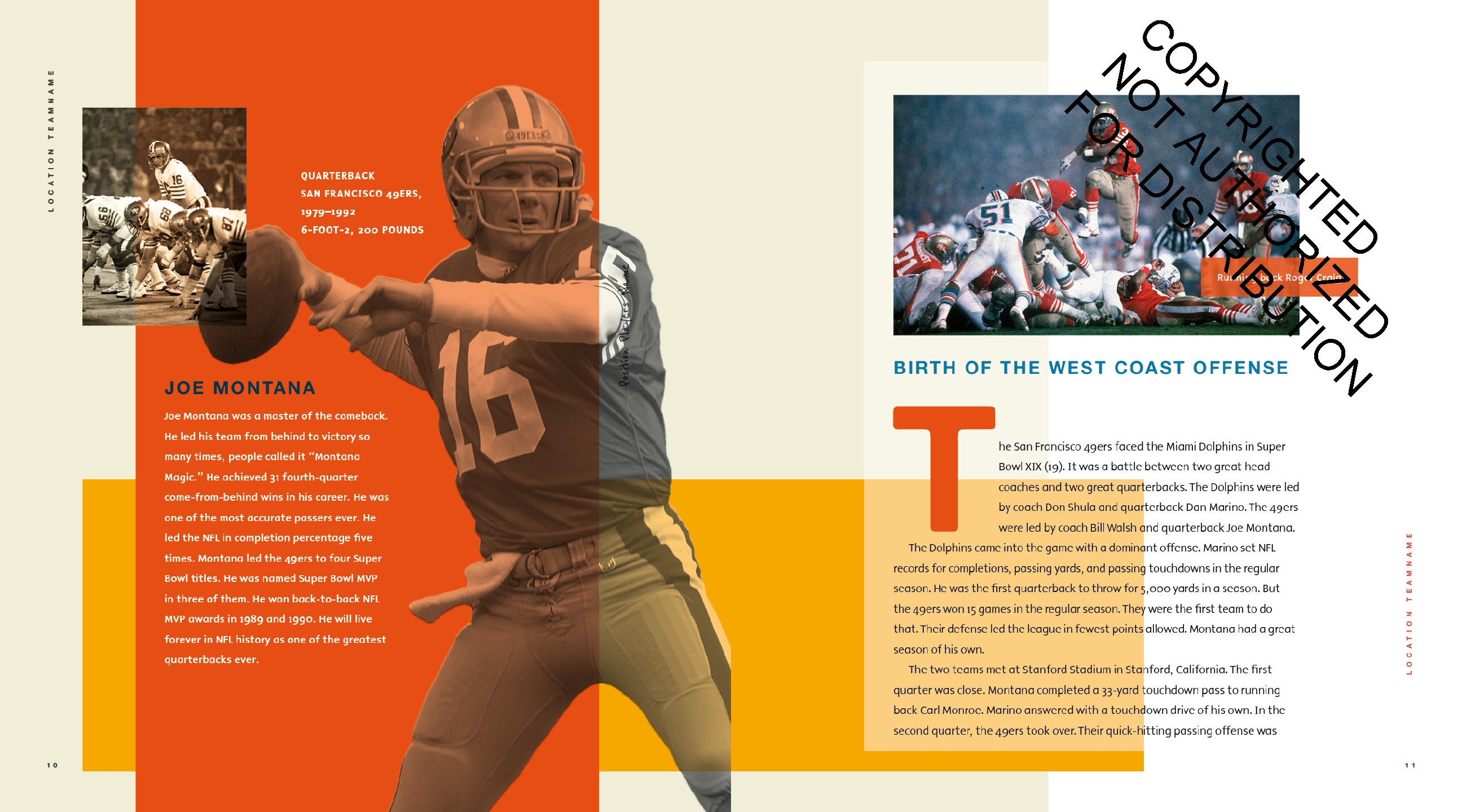 Football's West Coast Era (1985-1994)