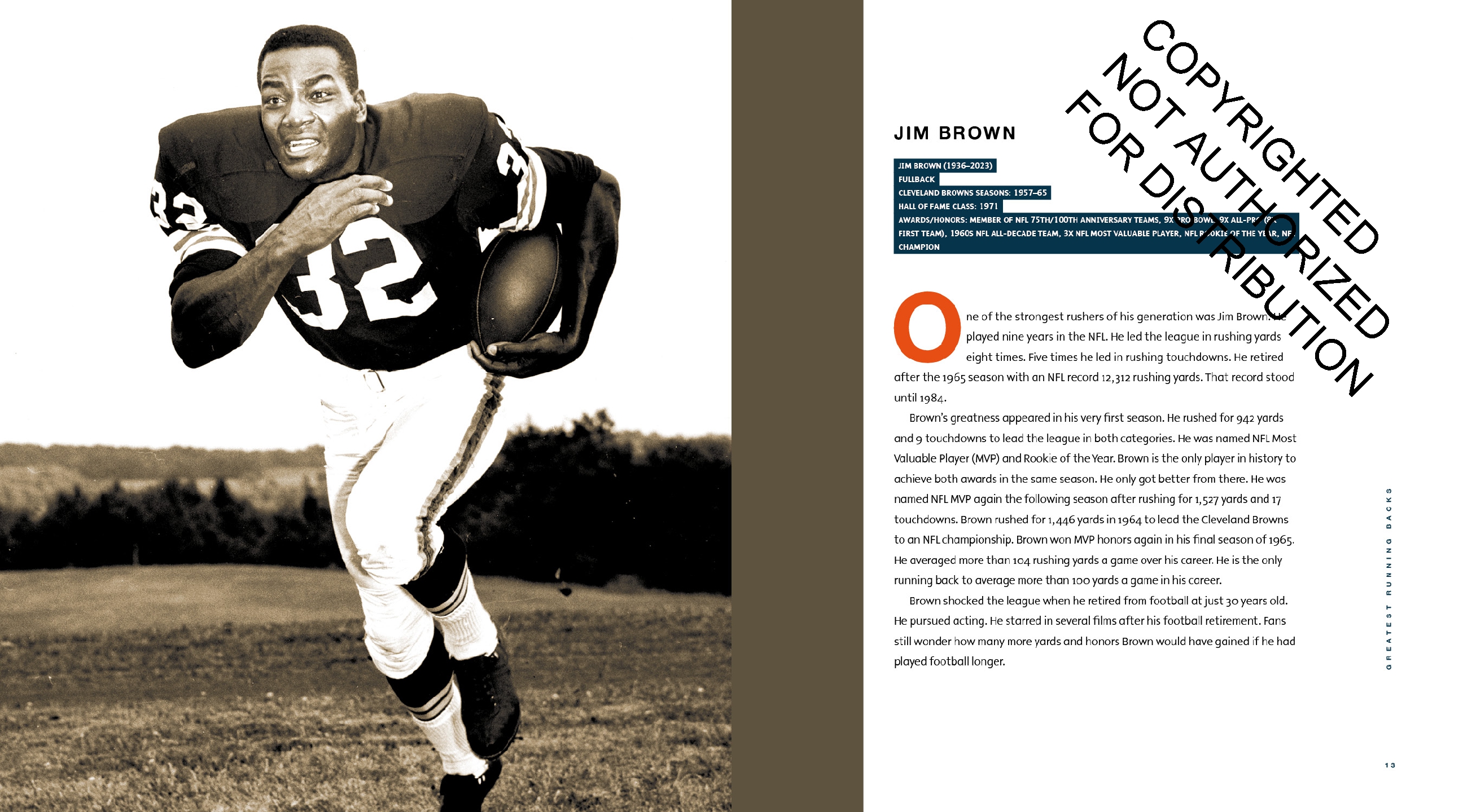 Greatest Running Backs