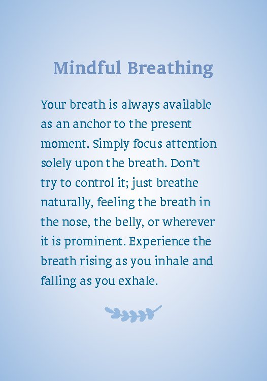 A Mindfulness-Based Stress Reduction Card Deck