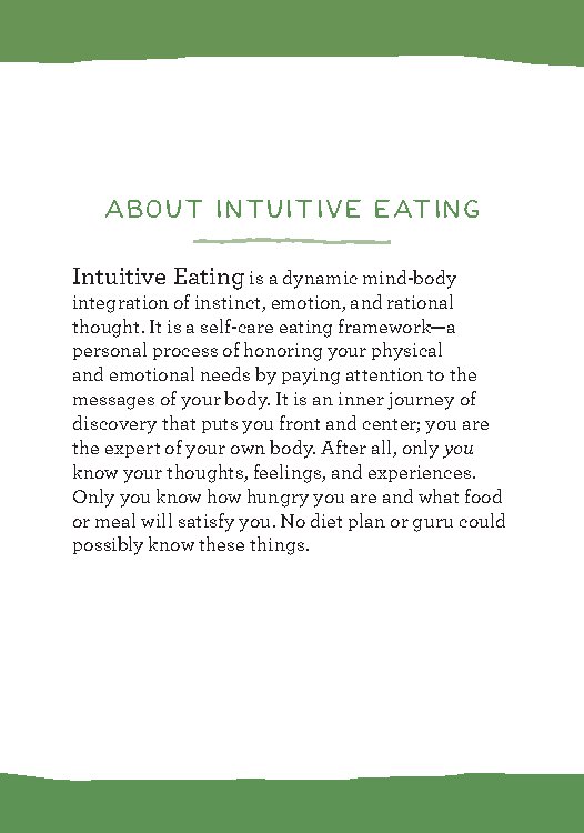 The Intuitive Eating Card Deck