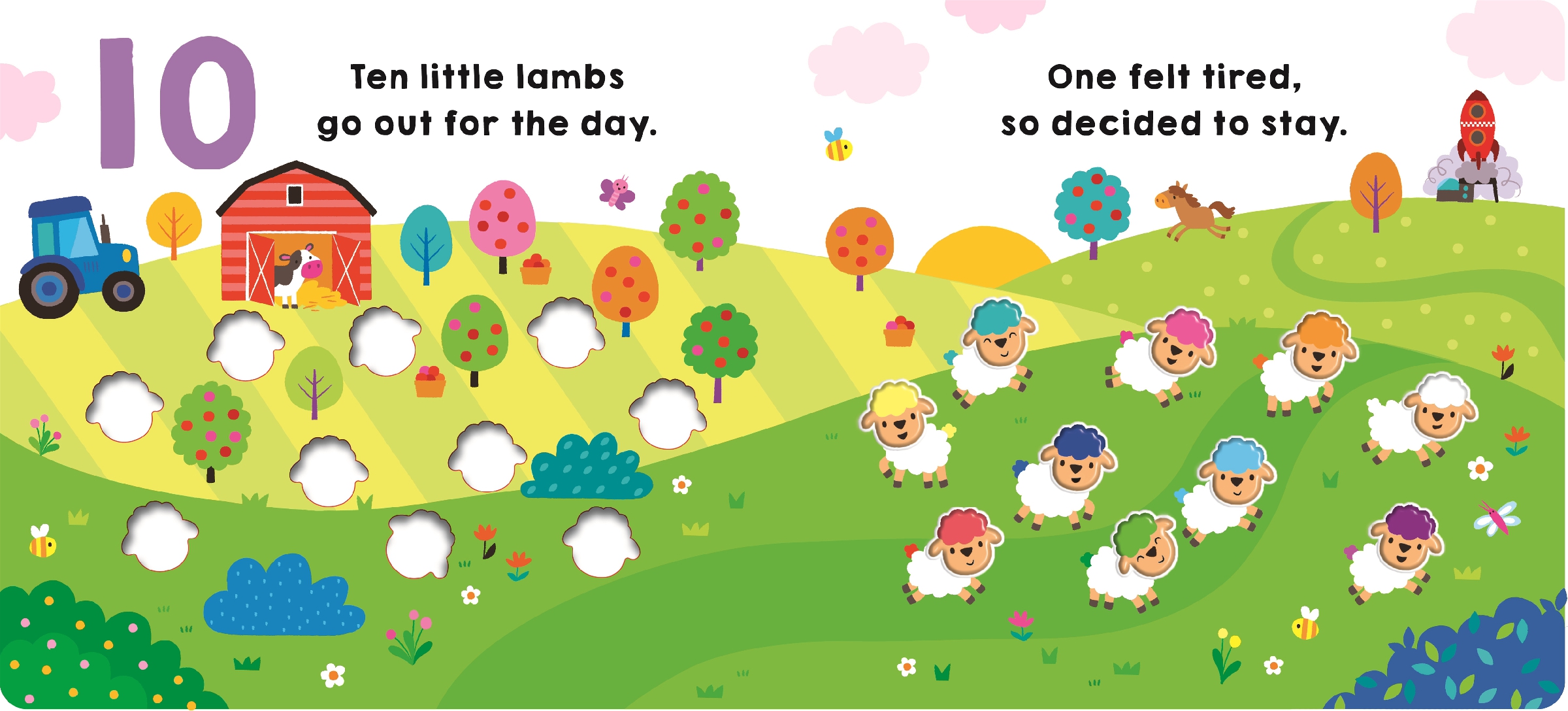 Ten Little Lambs (Little Squishies)