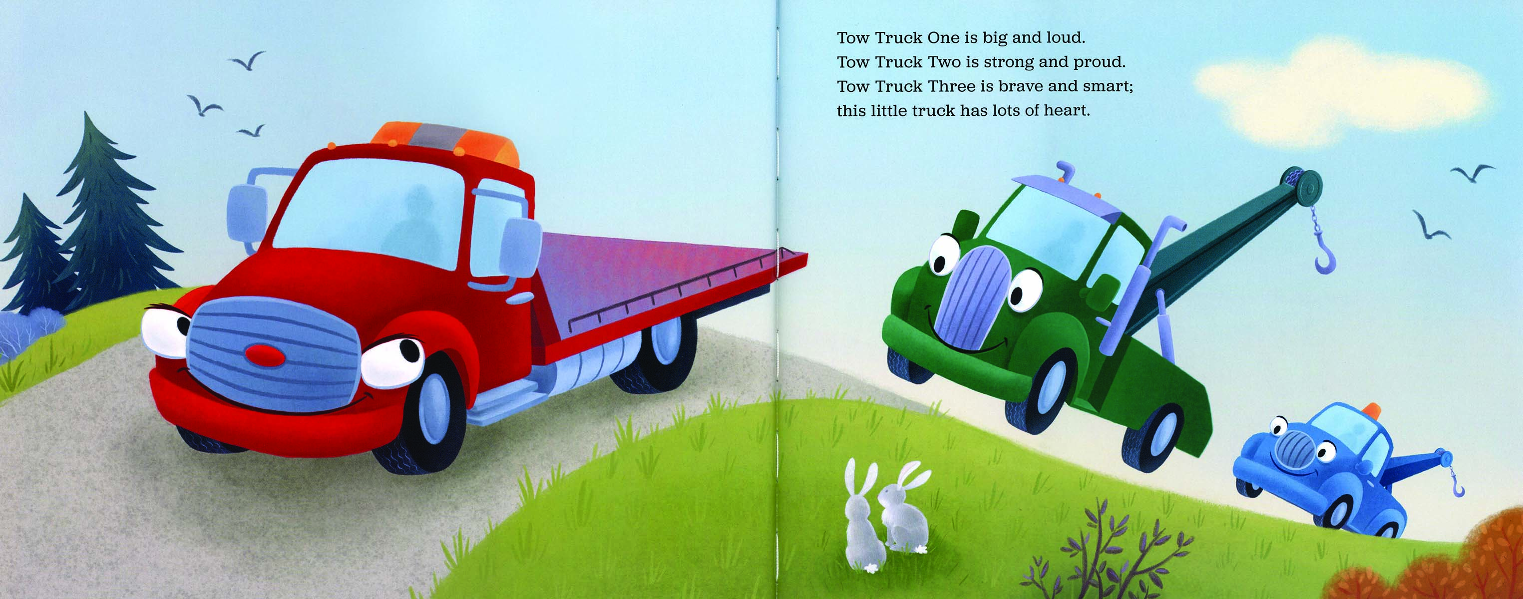 Tow Truck 1, 2, 3