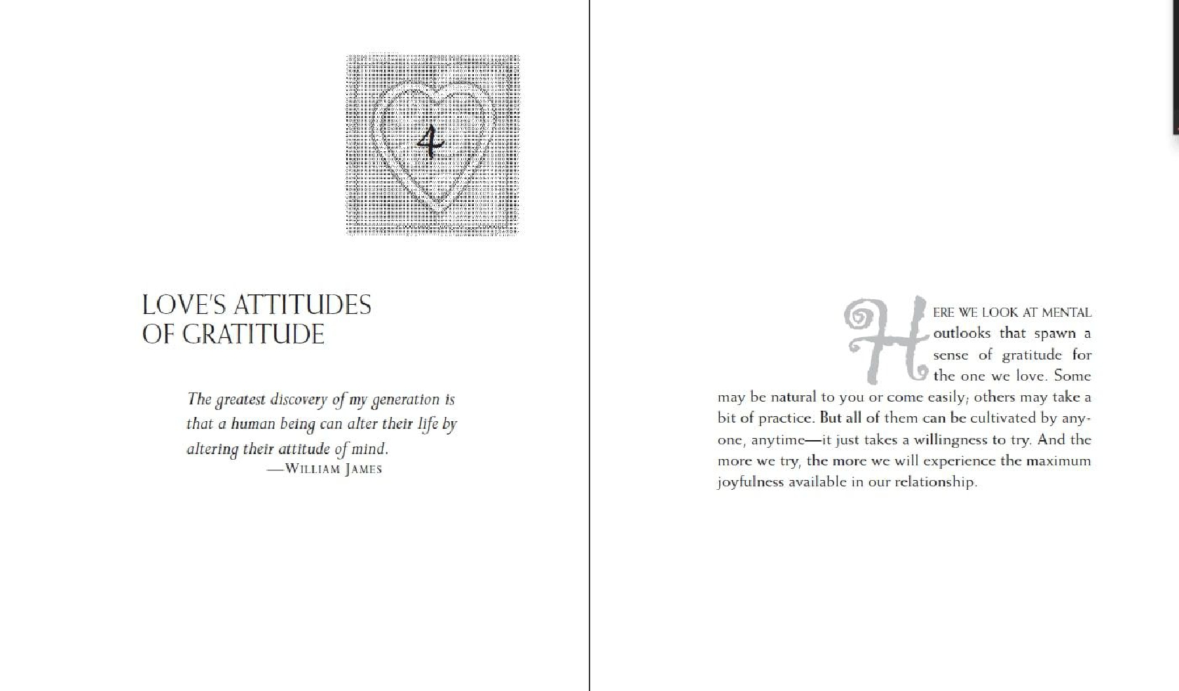 Attitudes of Gratitude in Love