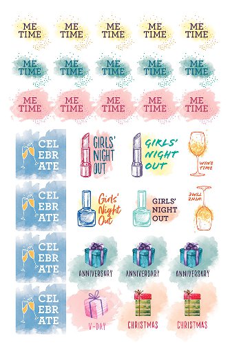 Amy Knapp's #MomLife Planner Stickers
