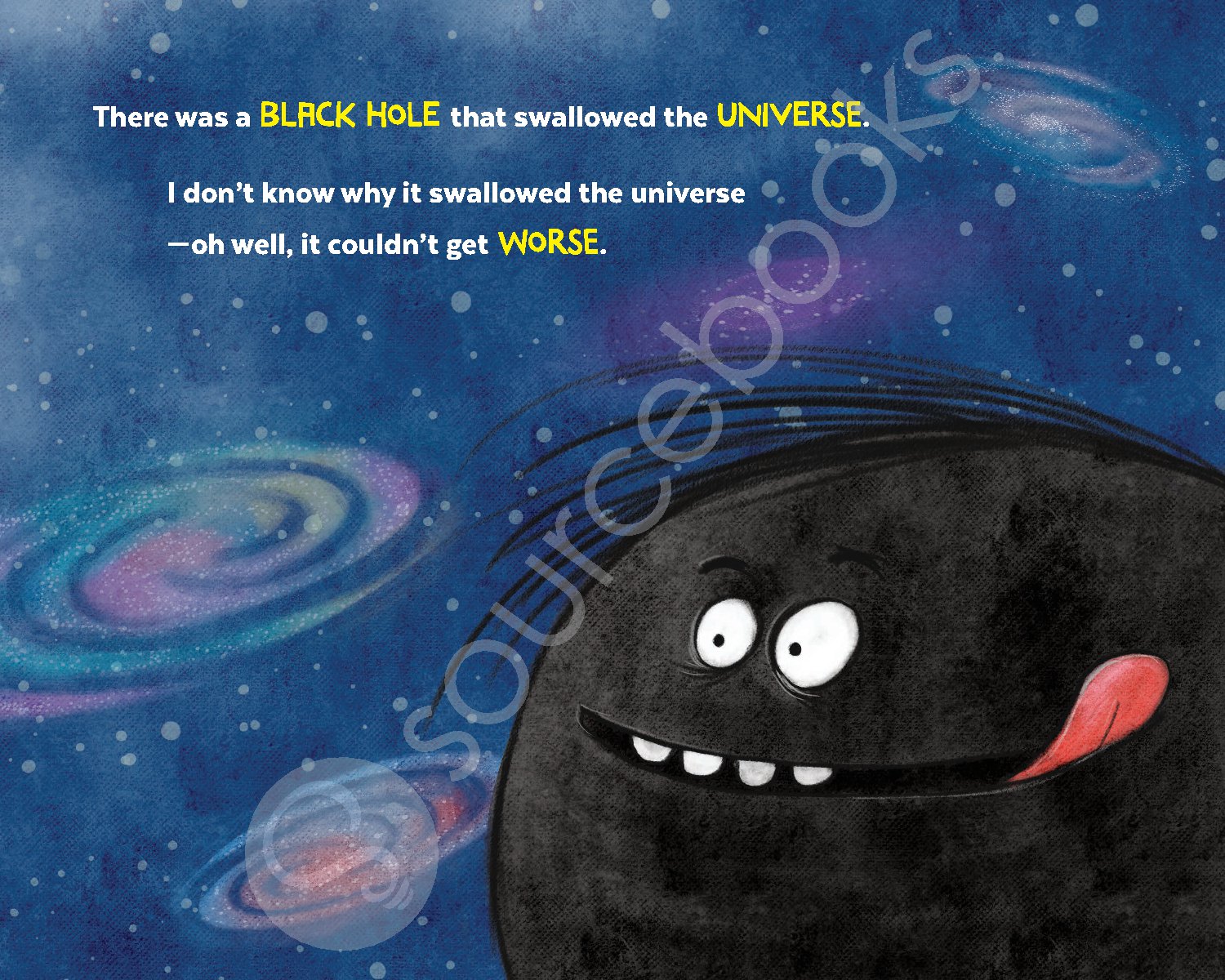 There Was a Black Hole that Swallowed the Universe