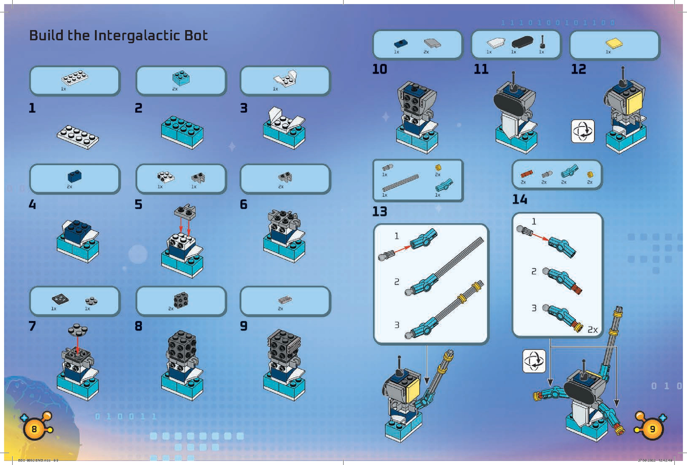 LEGO Books. Build and Stick: Robots