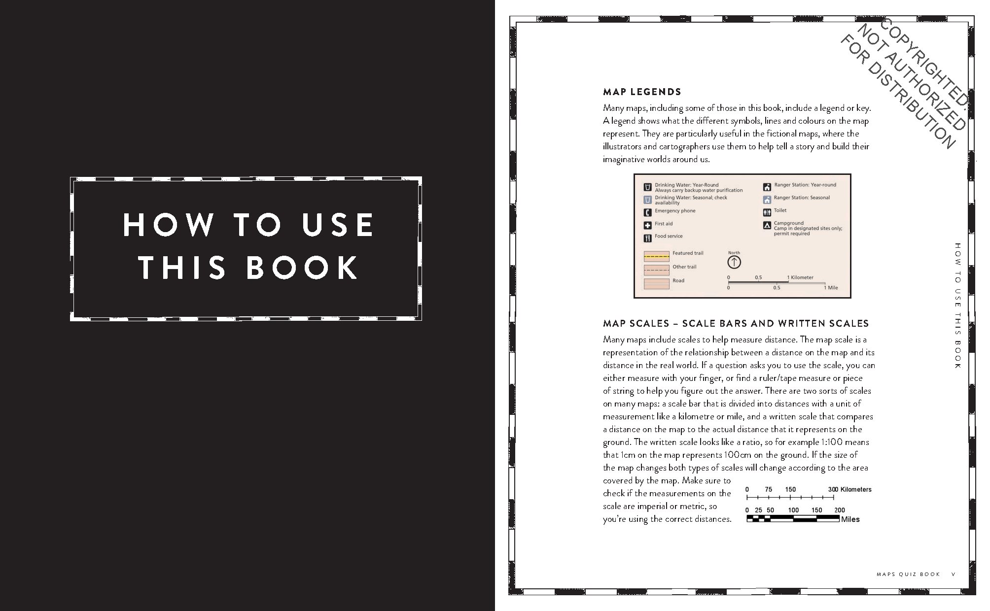 Maps Quiz Book
