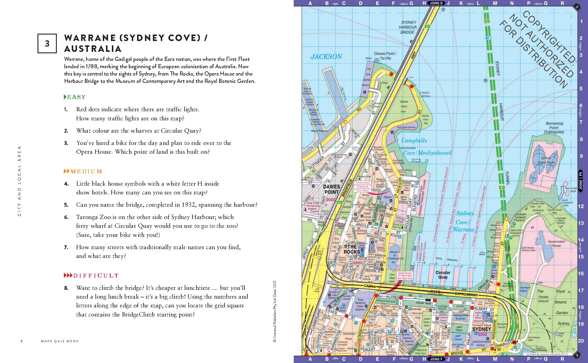 Maps Quiz Book