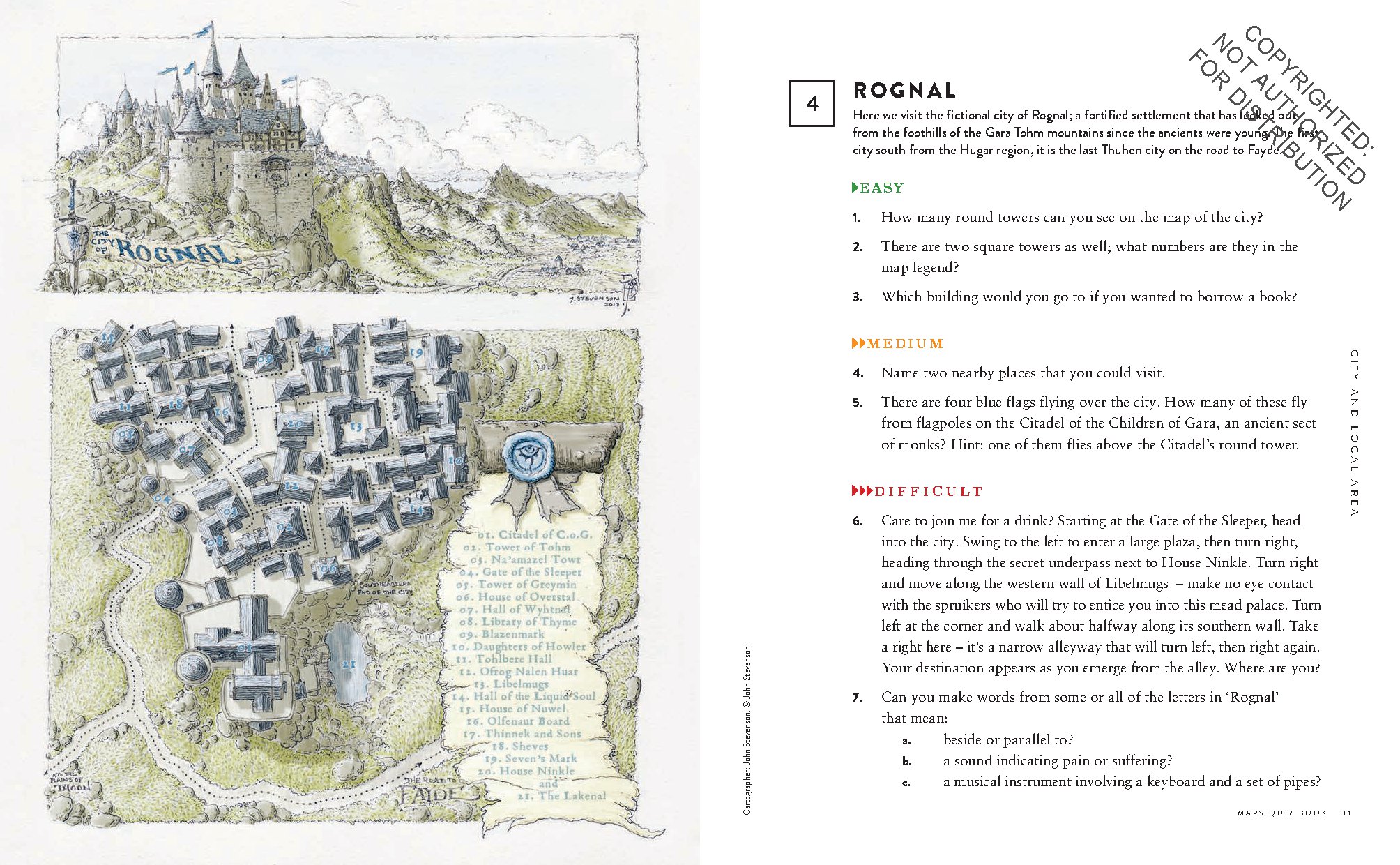 Maps Quiz Book