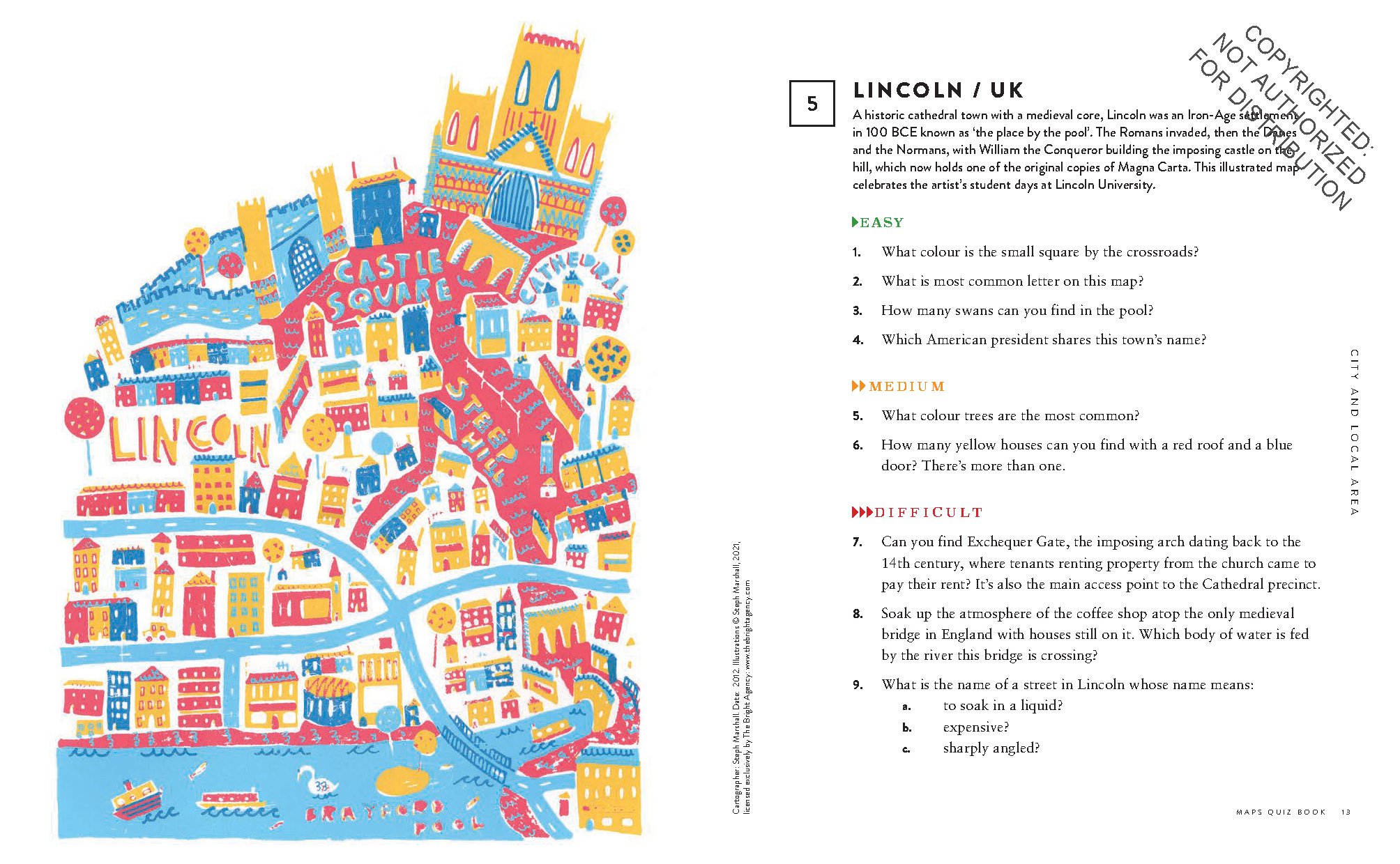 Maps Quiz Book