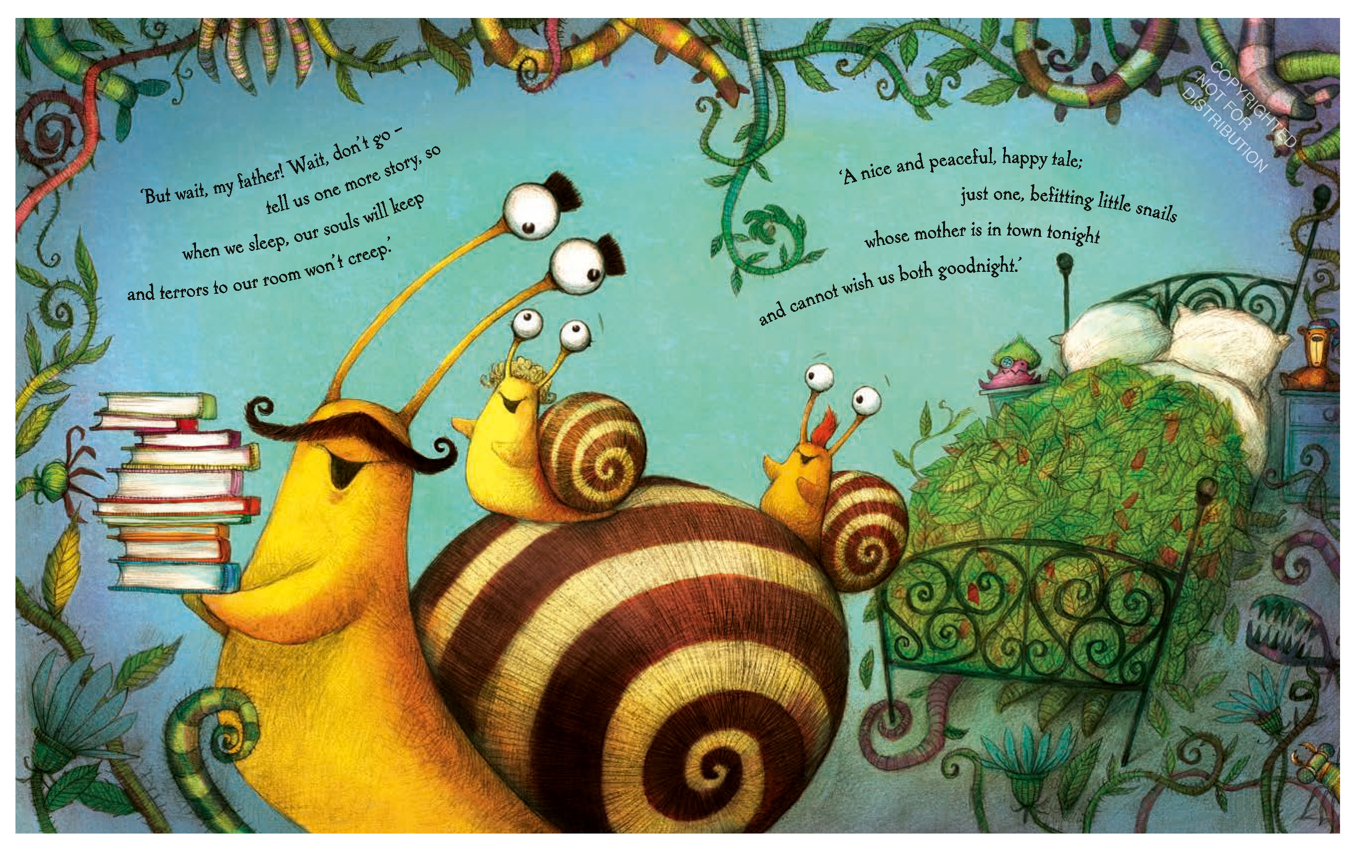 Too Scared to Sleep! A Tale of Two Snails
