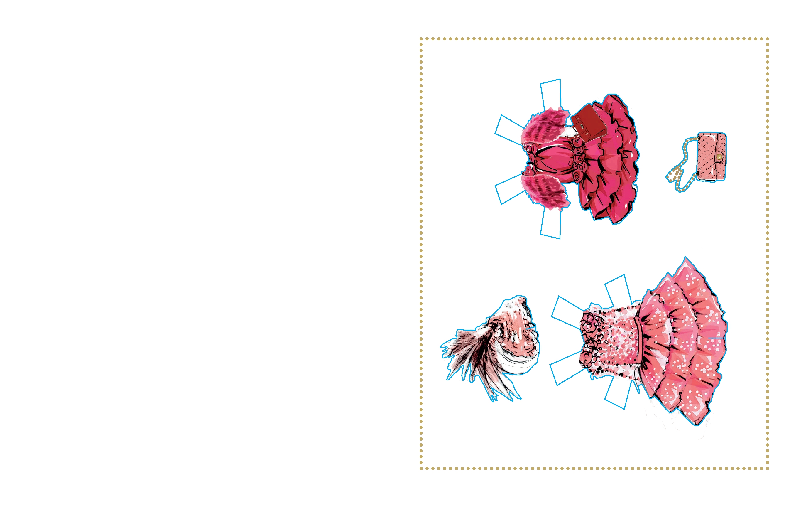 Dress Up Claris! Paper Doll Set