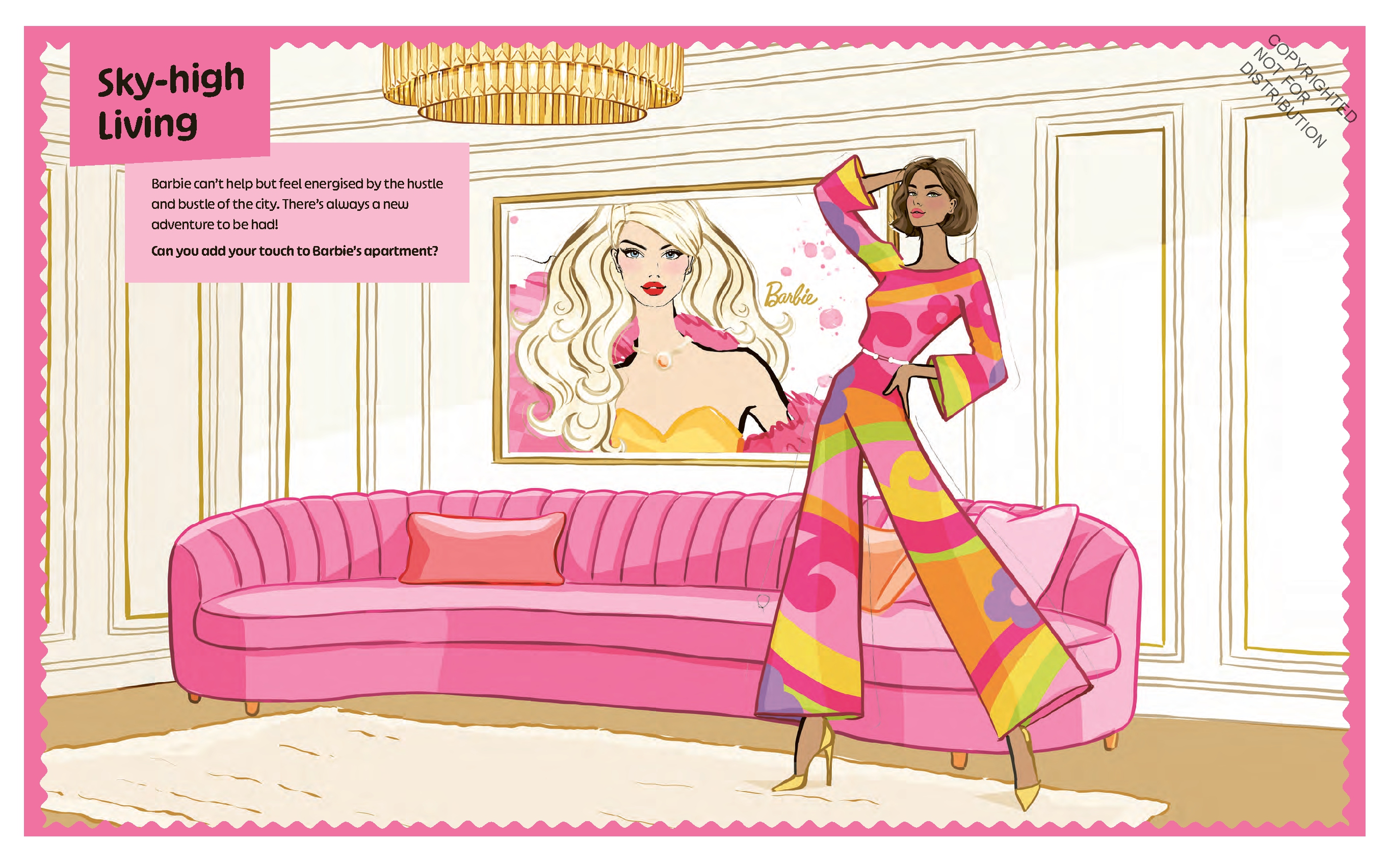 Barbie: Dress-Up Sticker Book