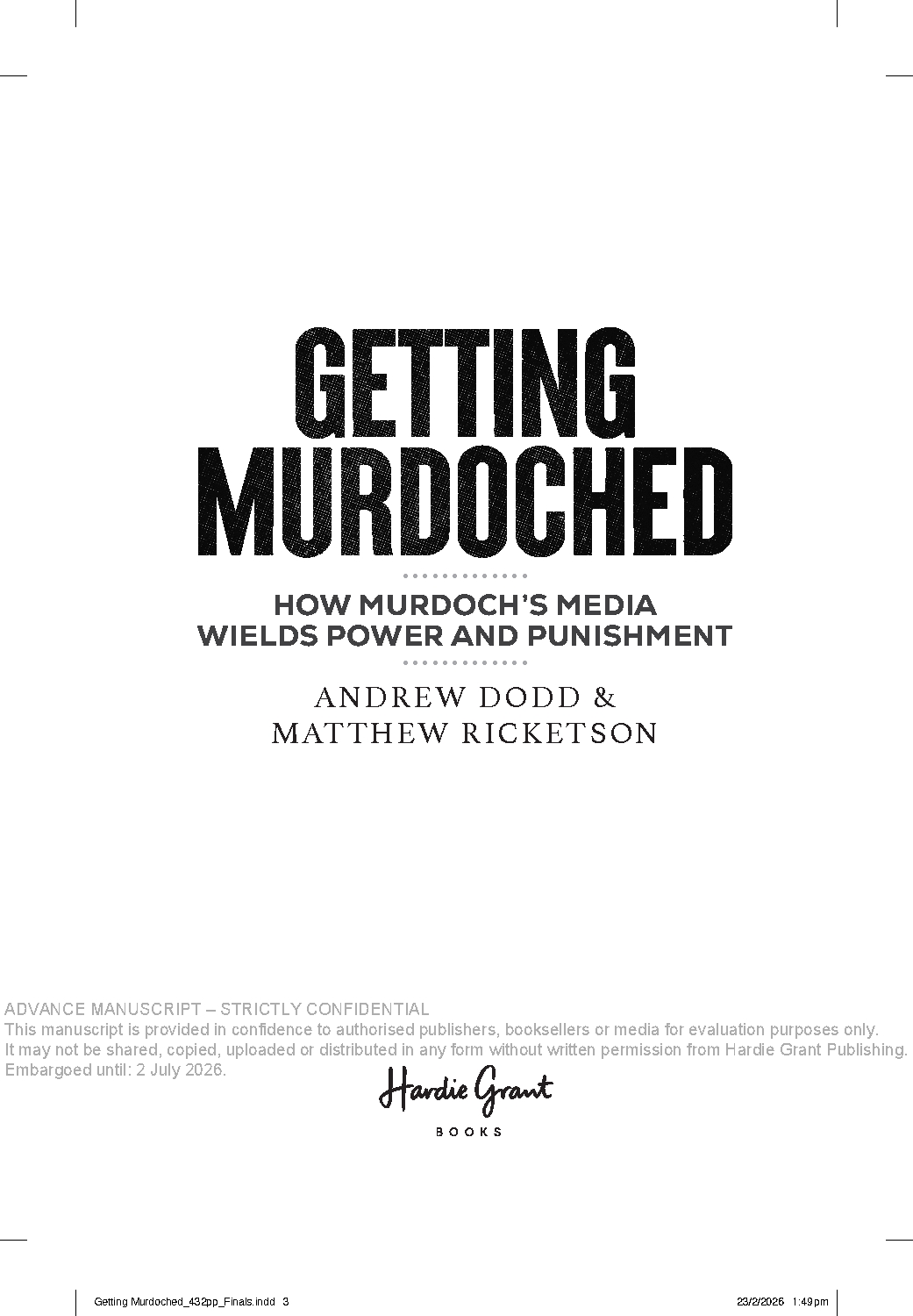 Getting Murdoched