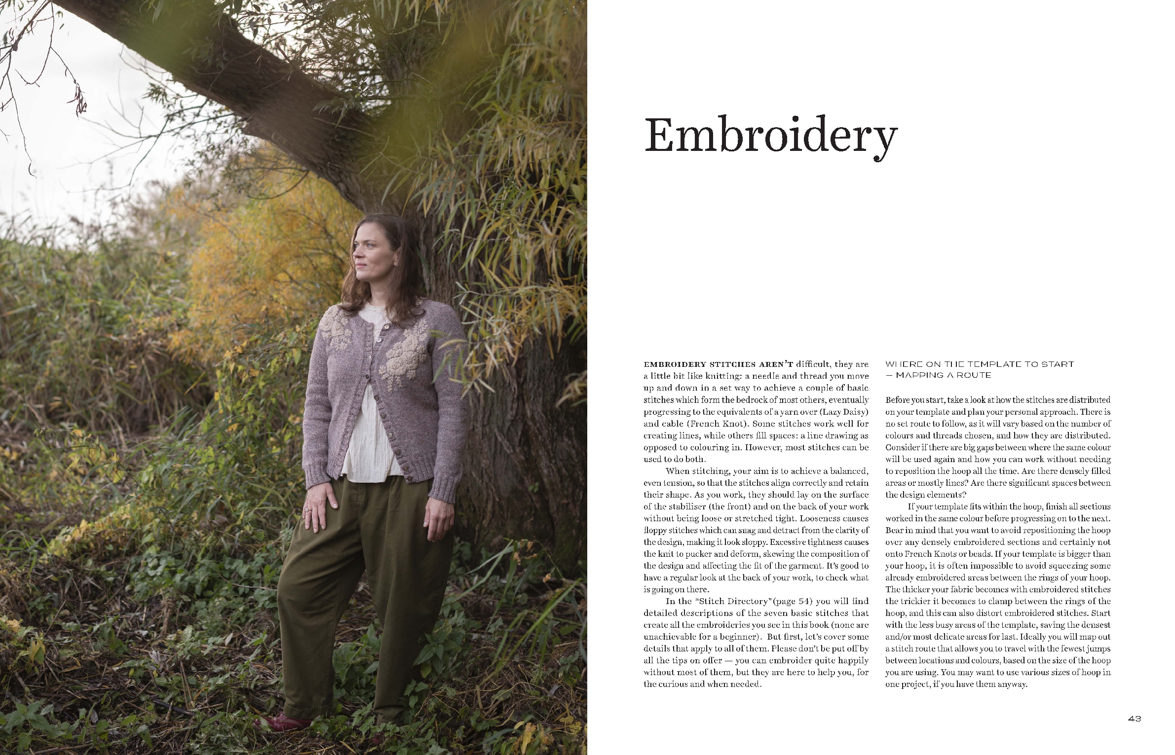 Embroidery on Knits