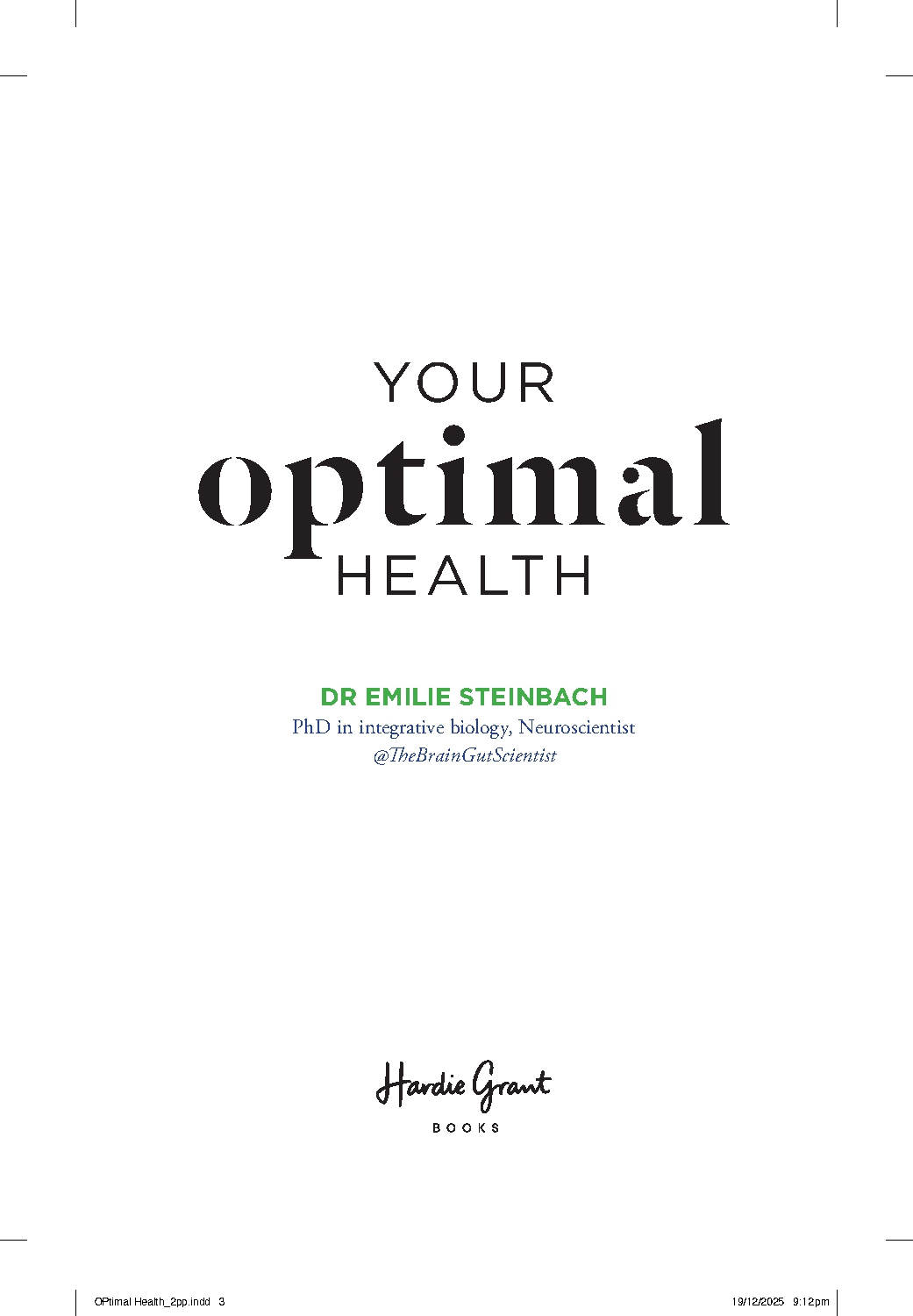Your Optimal Health