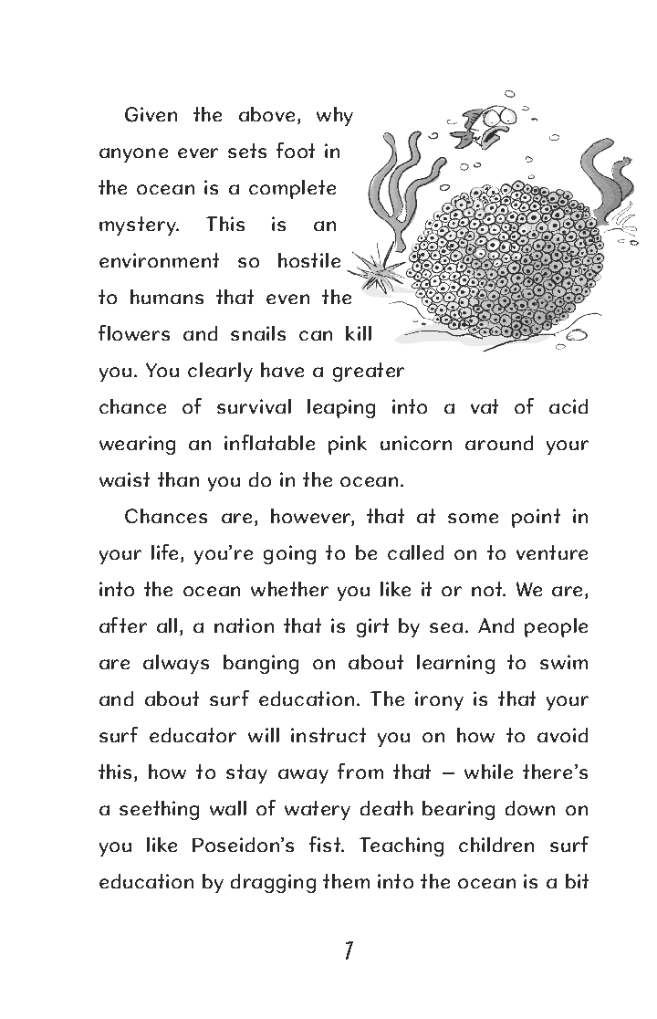 How to Avoid Being Eaten by Sharks . . .