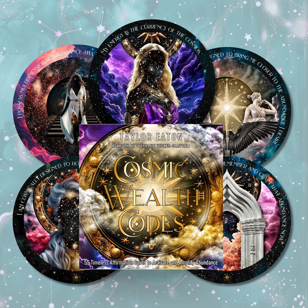 Cosmic Wealth Codes Affirmation Deck