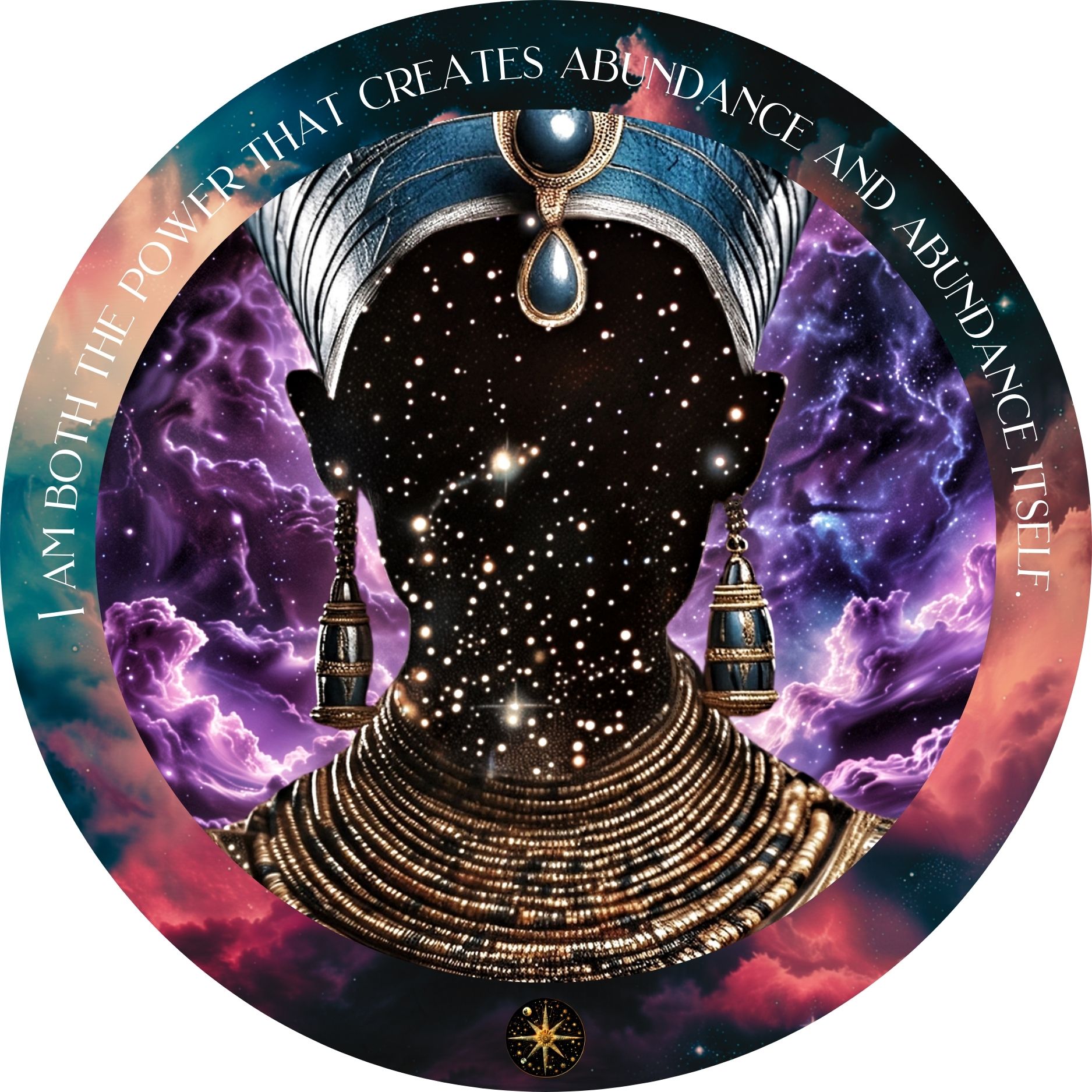 Cosmic Wealth Codes Affirmation Deck