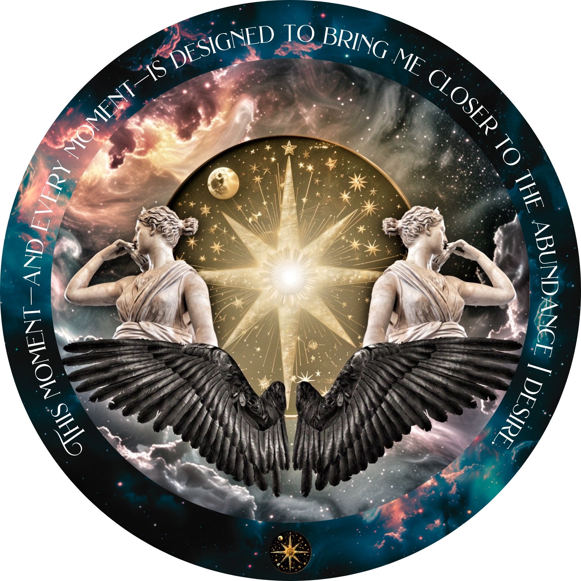 Cosmic Wealth Codes Affirmation Deck